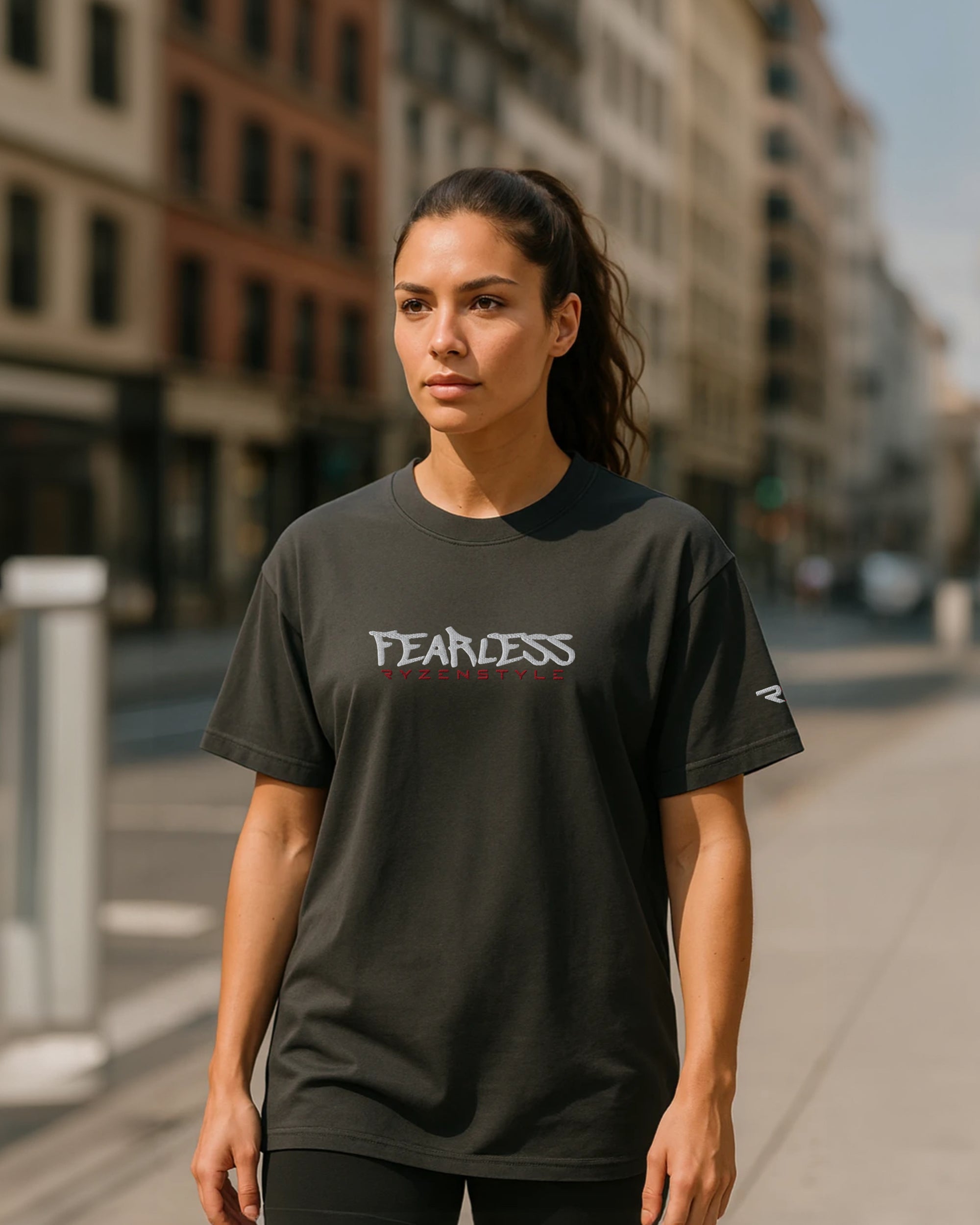 T-SHIRT OVERSIZE ‘FEARLESS’