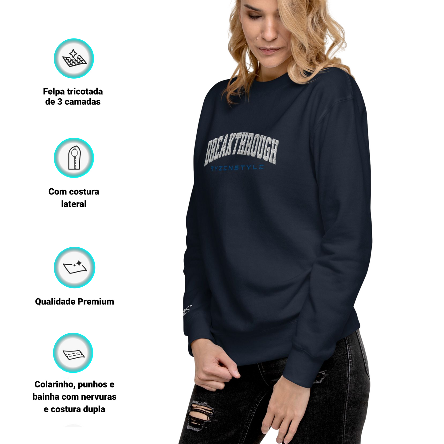 SWEATSHIRT PREMIUM ‘BREAKTHROUGH’