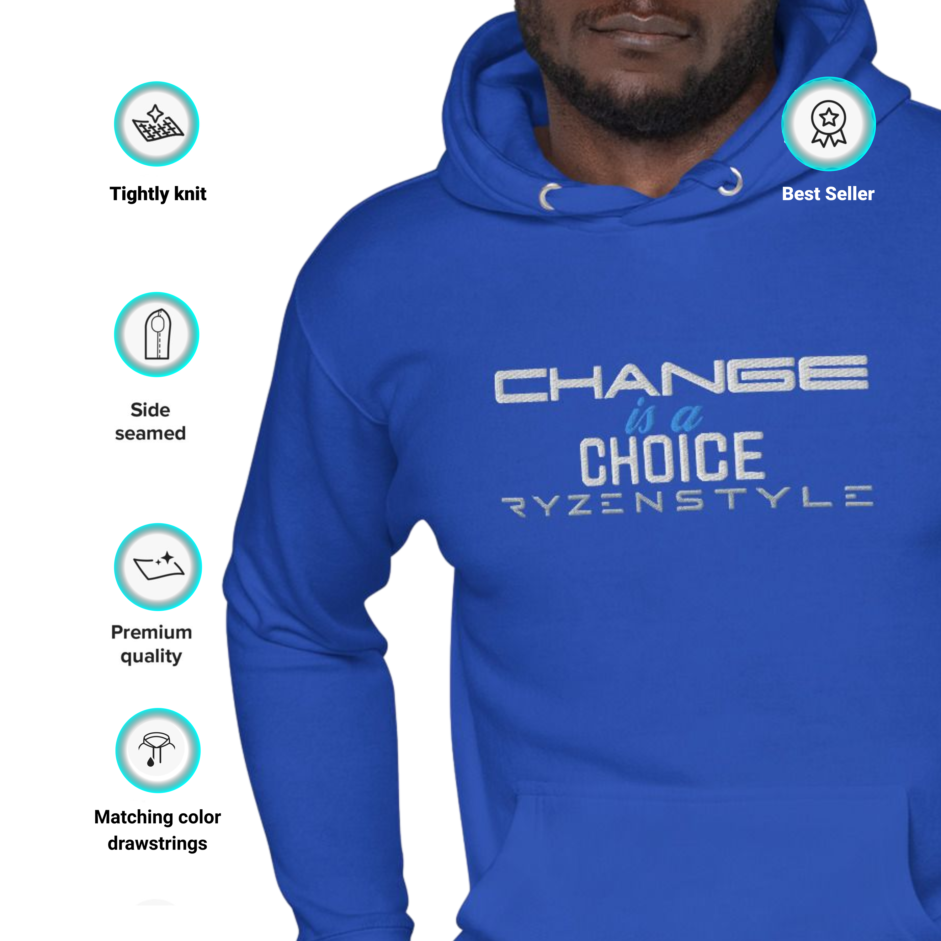 HOODIE PREMIUM 'CHANGE IS A CHOICE’