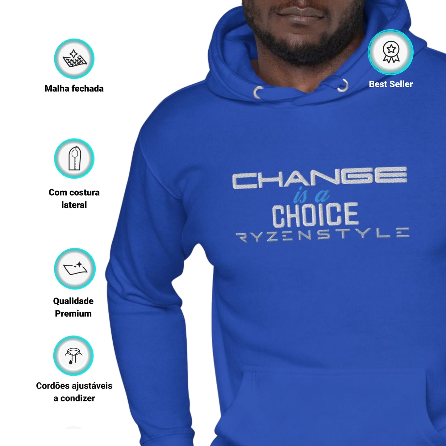 PREMIUM HOODIE 'CHANGE IS A CHOICE'