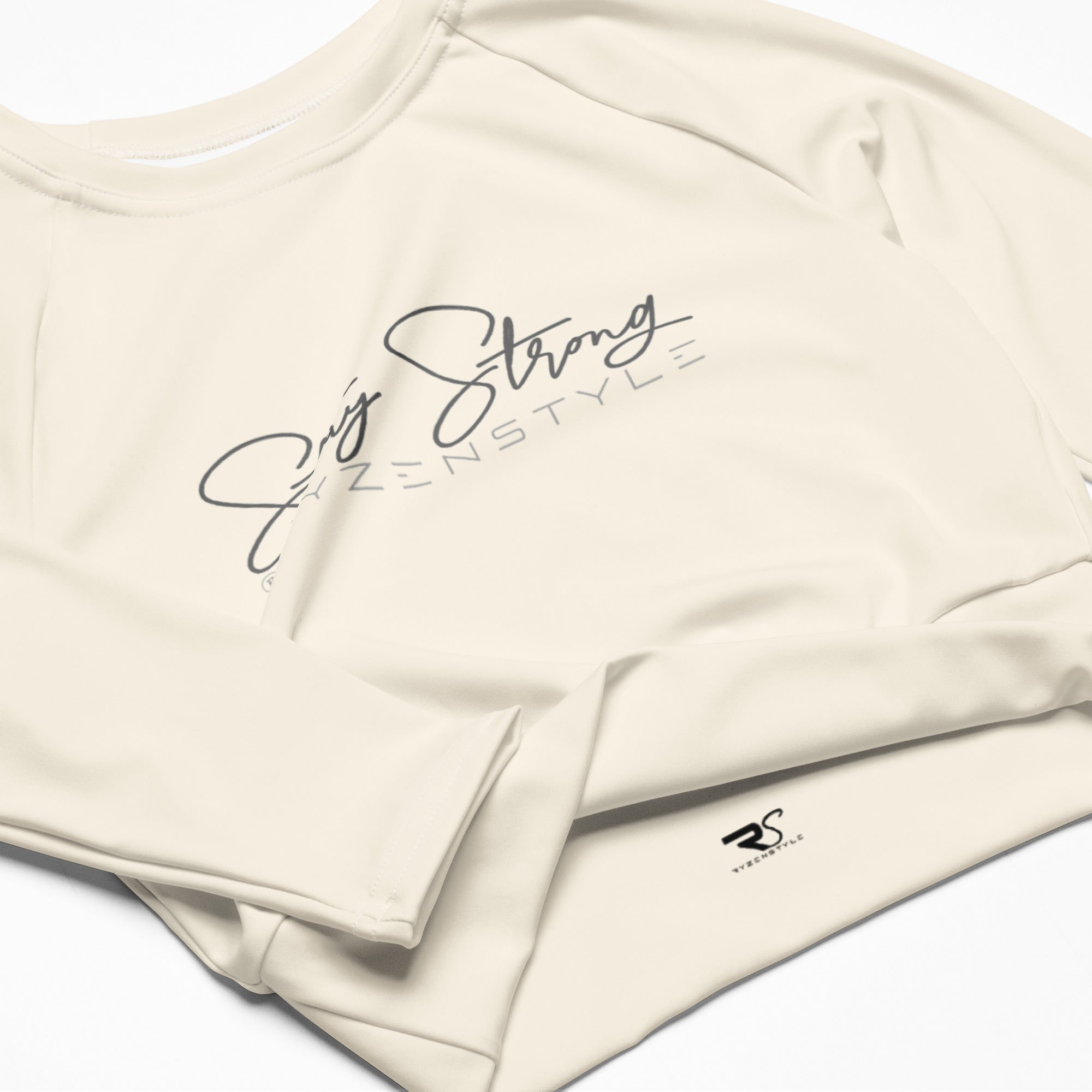 CROP-TOP MANGA COMPRIDA ‘STAY STRONG’