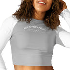 LONG SLEEVE CROP-TOP 'EMPOWER MINDSET'