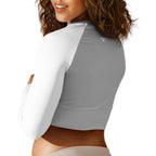 LONG SLEEVE CROP-TOP 'EMPOWER MINDSET'