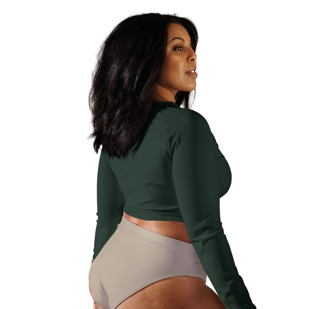 LONG SLEEVE CROP-TOP 'ENDURANCE TRIUMPHS'