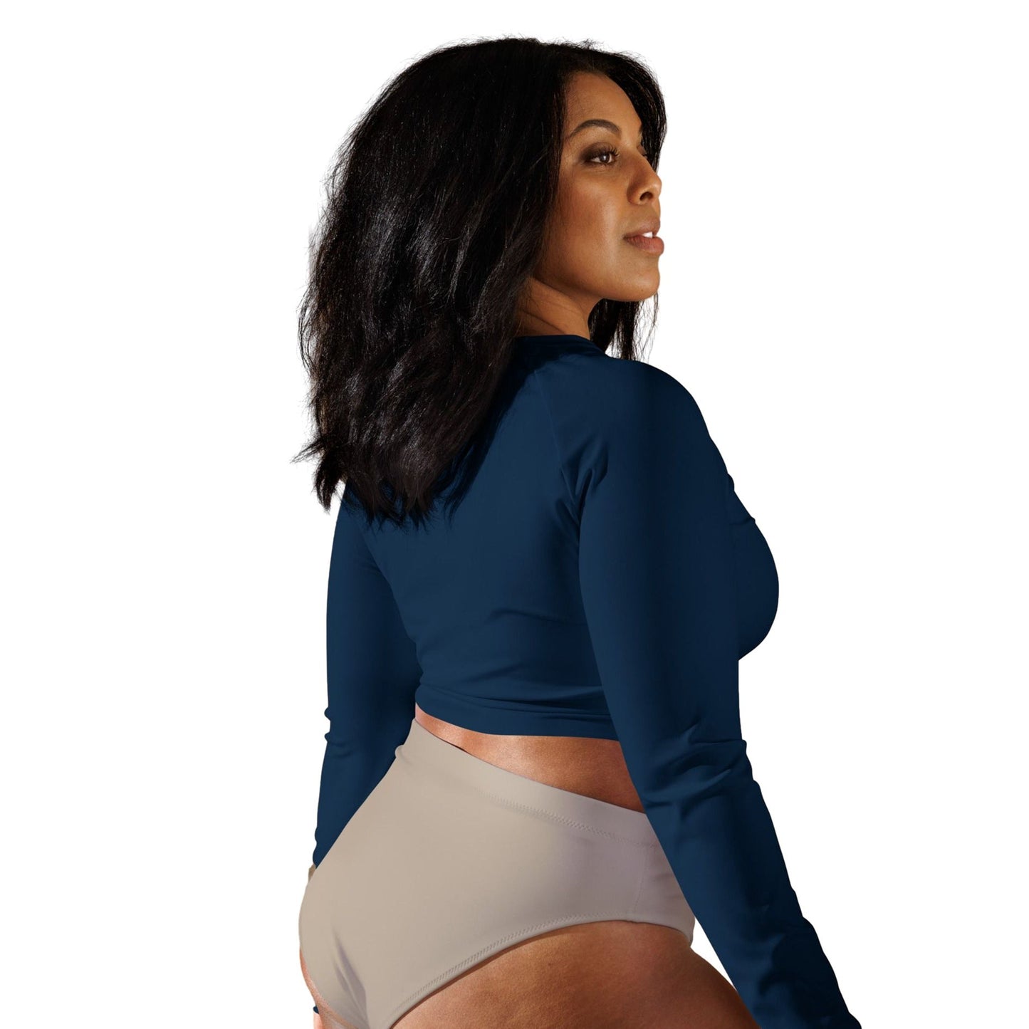 LONG SLEEVE CROP-TOP 'ENDURANCE TRIUMPHS'