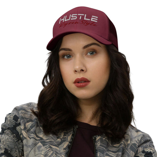 'HUSTLE' TRUCKER CAP