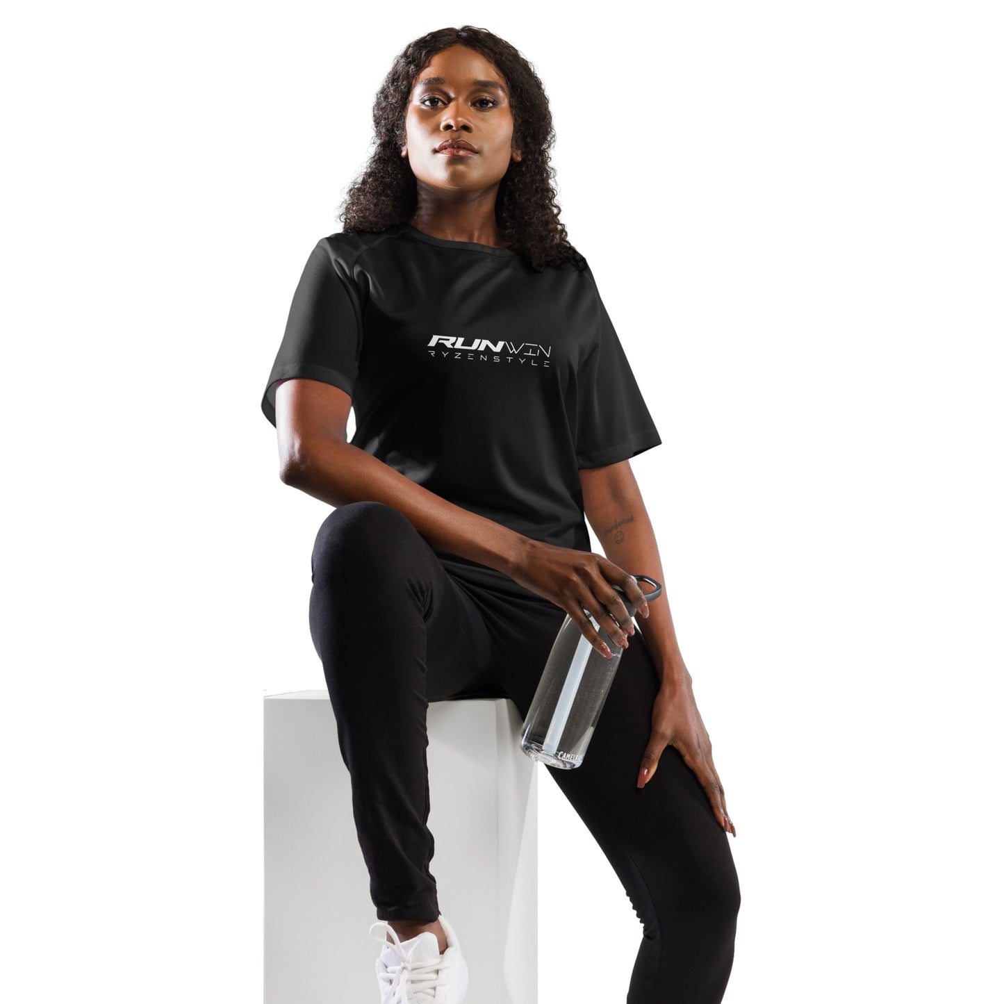 T-SHIRT SPORT UNISEXO ‘RUN WIN'