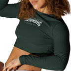 LONG SLEEVE CROP-TOP 'ENDURANCE TRIUMPHS'