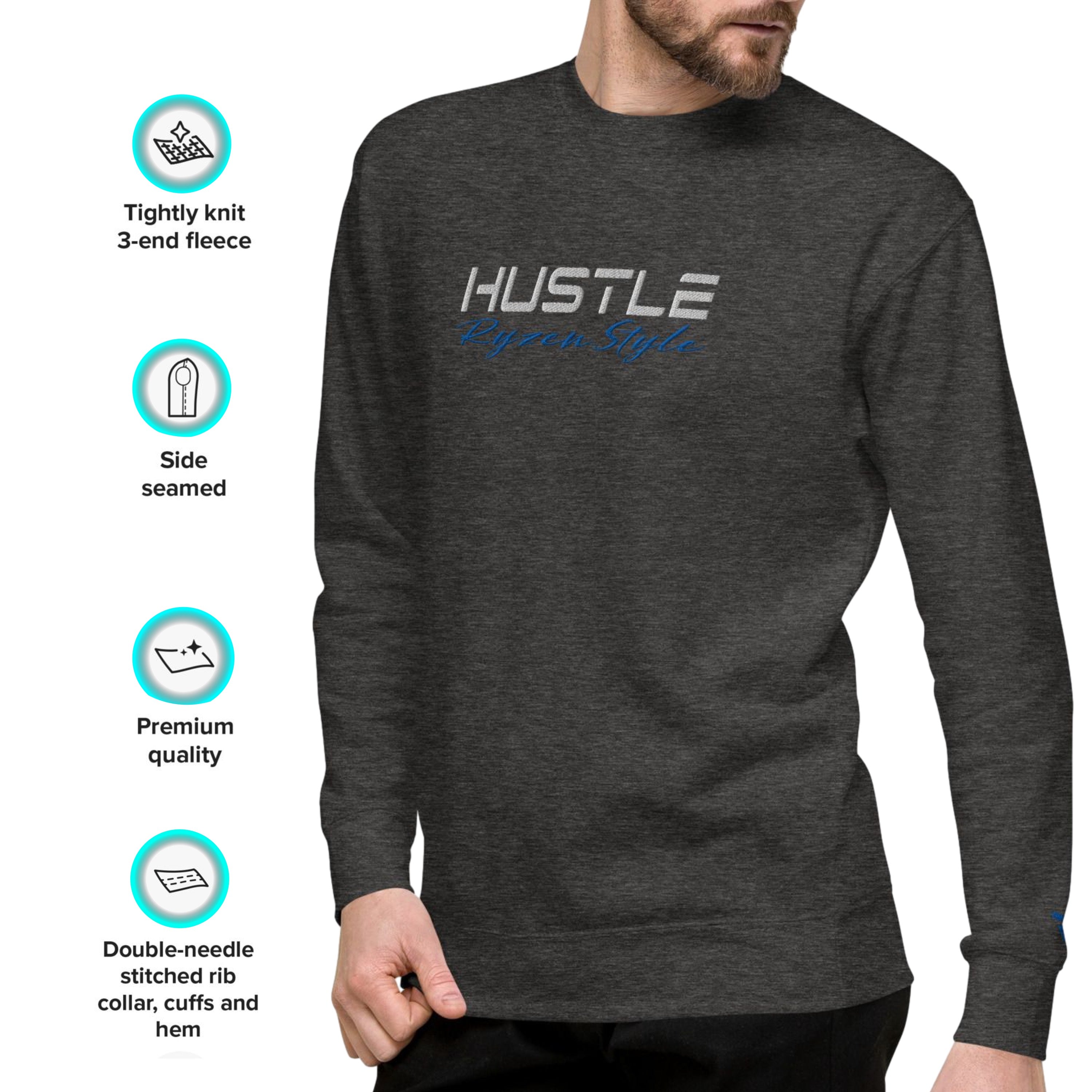 SWEATSHIRT PREMIUM 'HUSTLE'