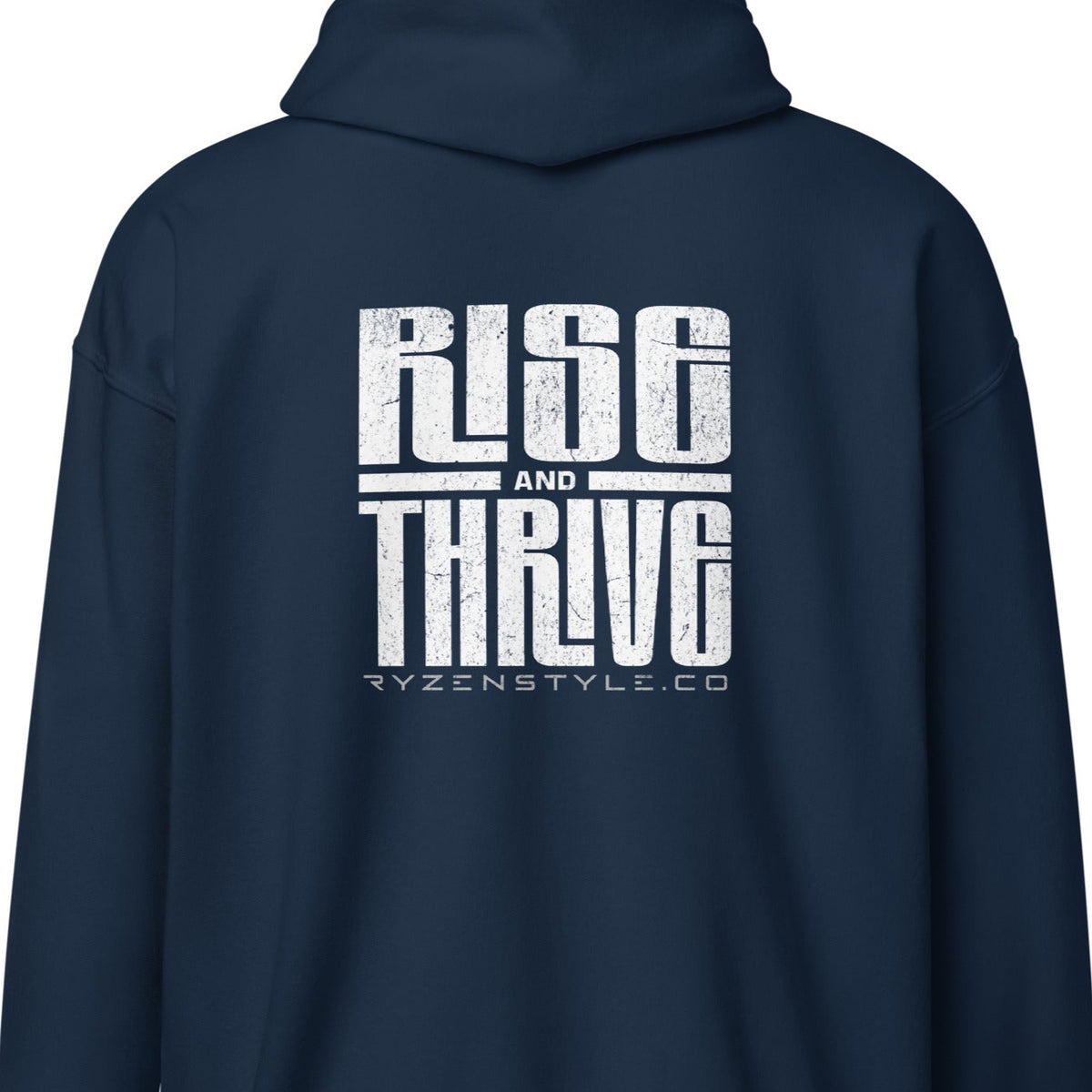 CASACO COM CAPUZ 'RISE AND THRIVE'