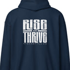CASACO COM CAPUZ 'RISE AND THRIVE'