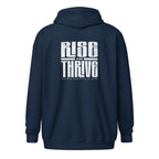 CASACO COM CAPUZ 'RISE AND THRIVE'