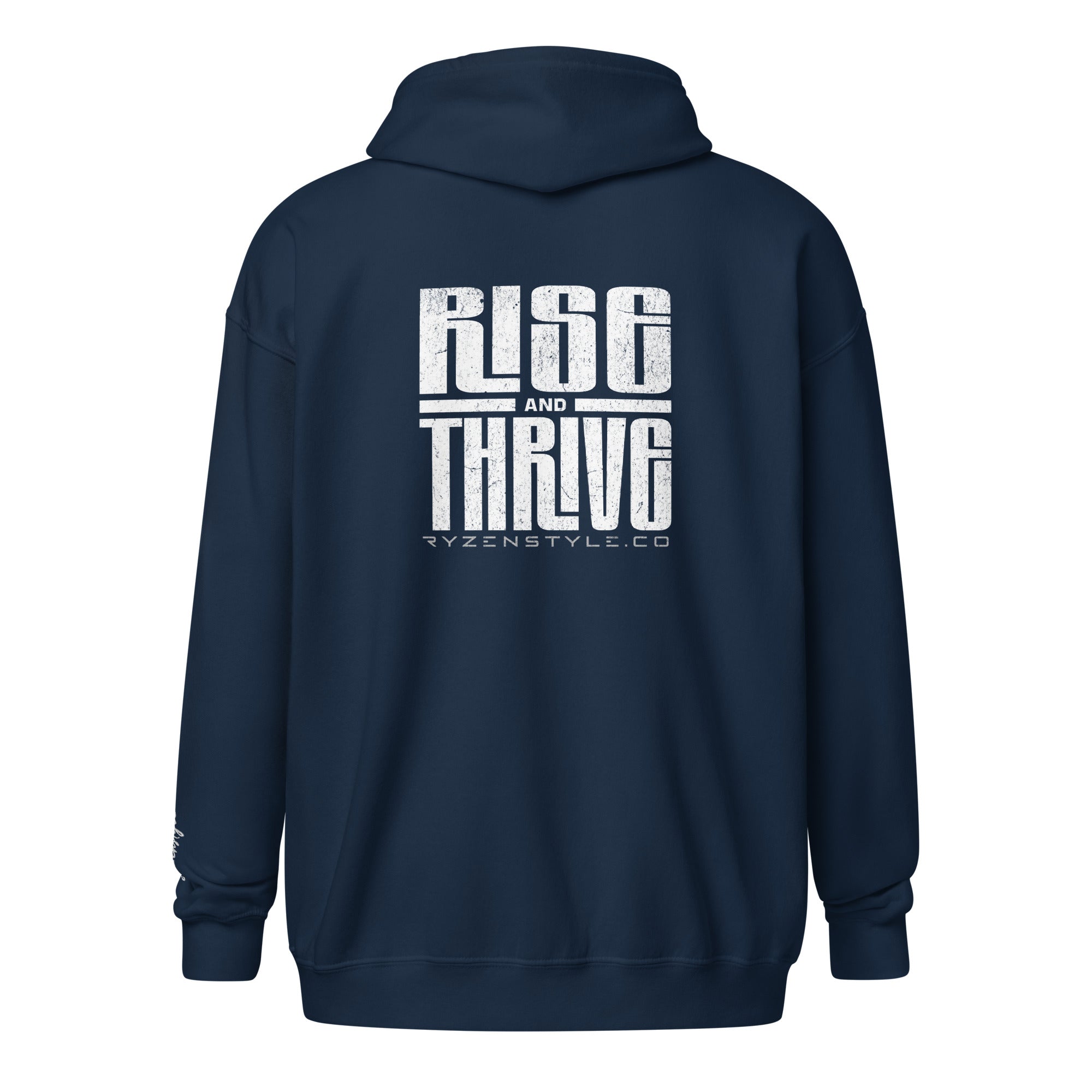 CASACO COM CAPUZ 'RISE AND THRIVE'