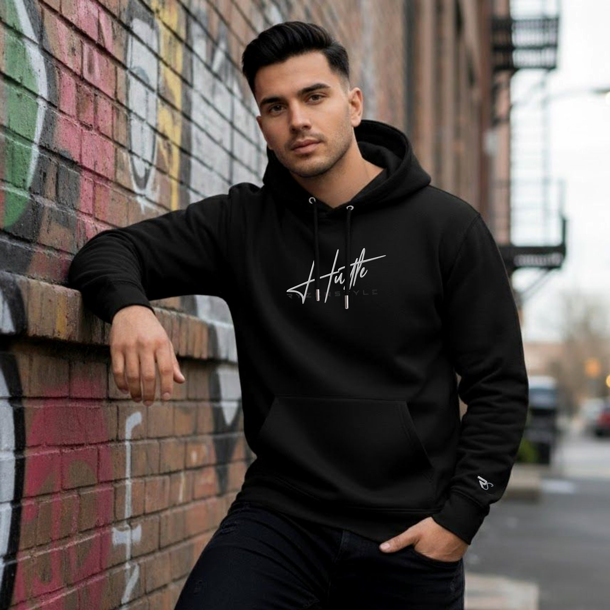 ECO PREMIUM HOODIE 'HUSTLE'