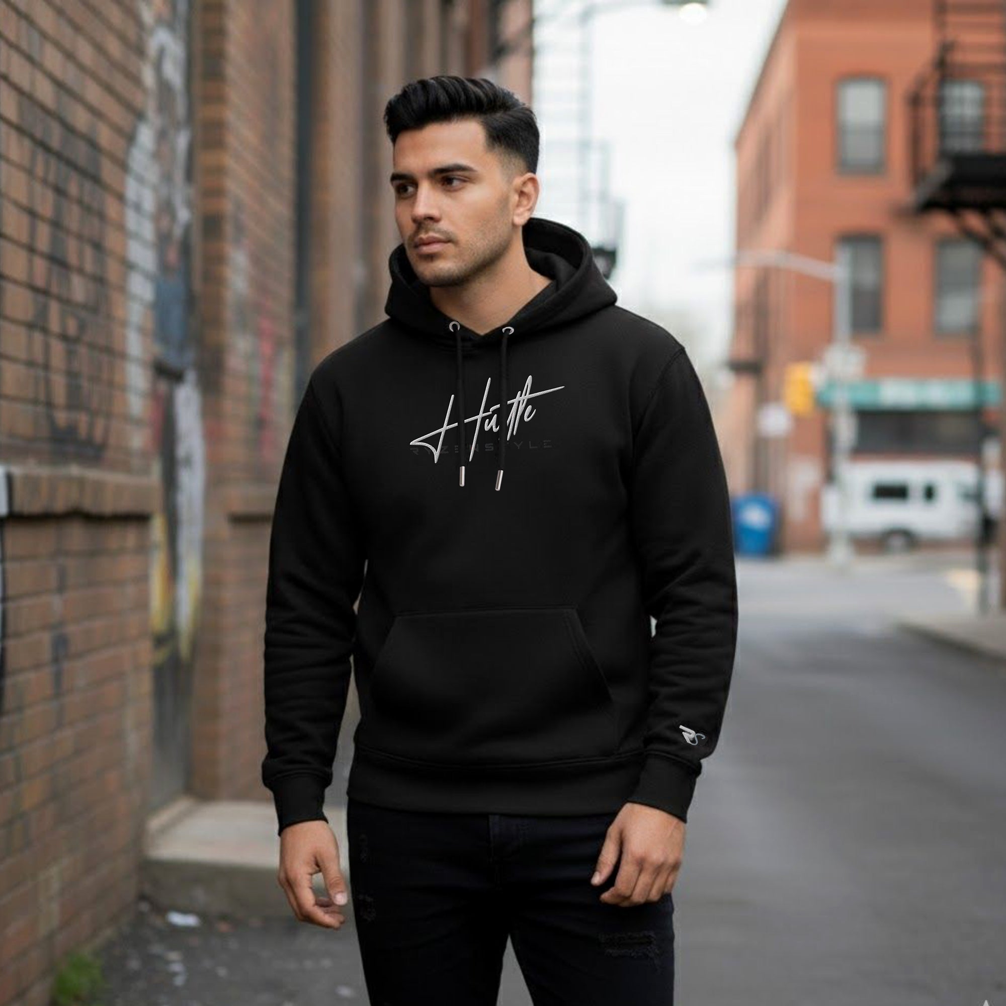 ECO PREMIUM HOODIE 'HUSTLE'