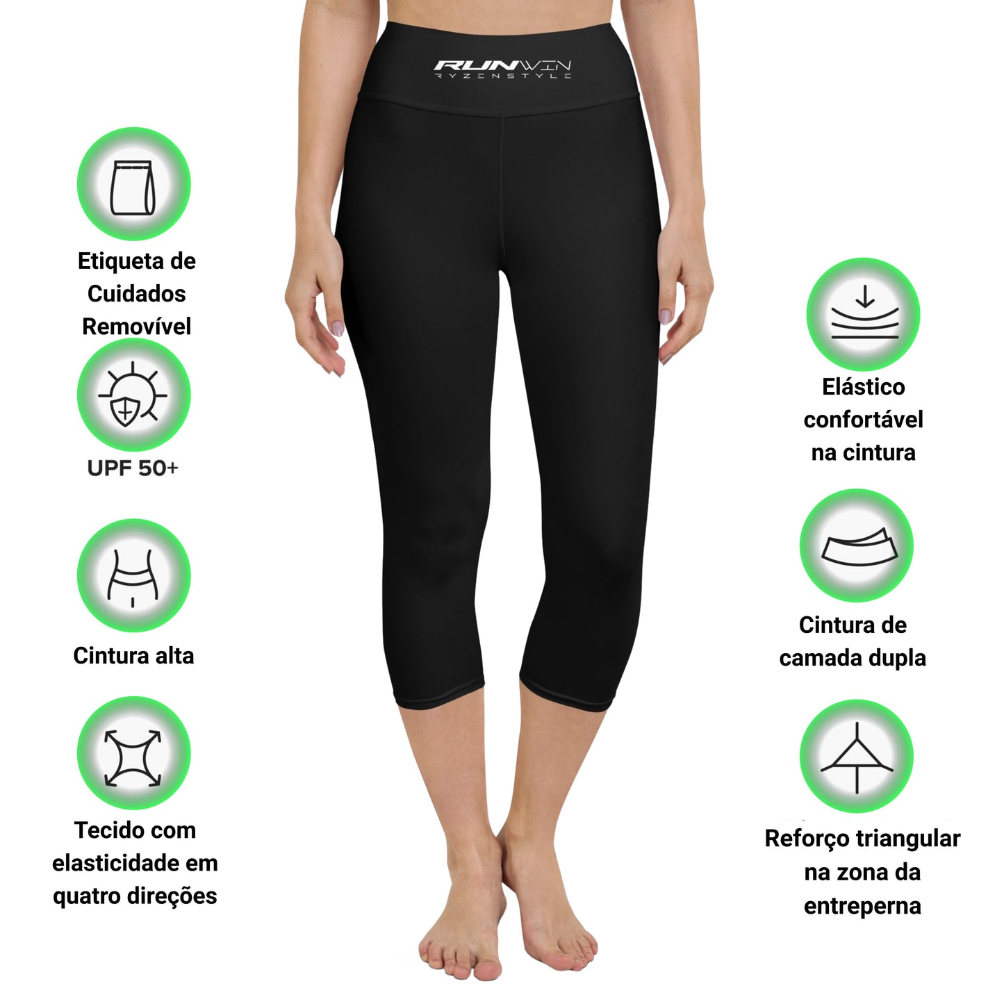 LEGGINGS CURTO ‘RUN WIN’