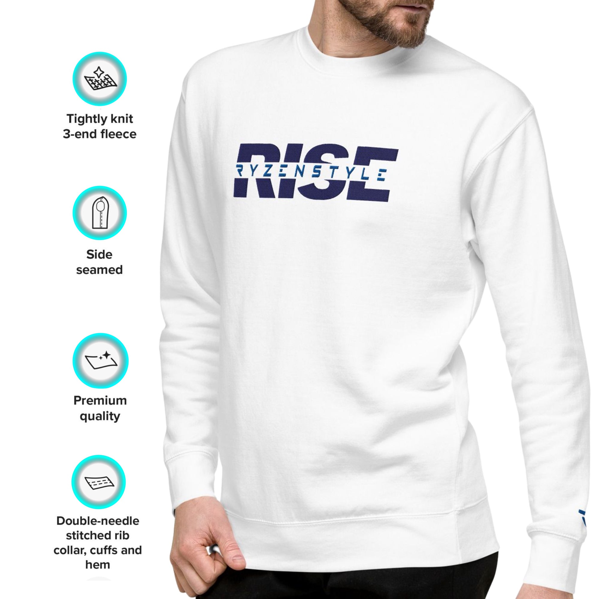 SWEATSHIRT PREMIUM 'RISE'