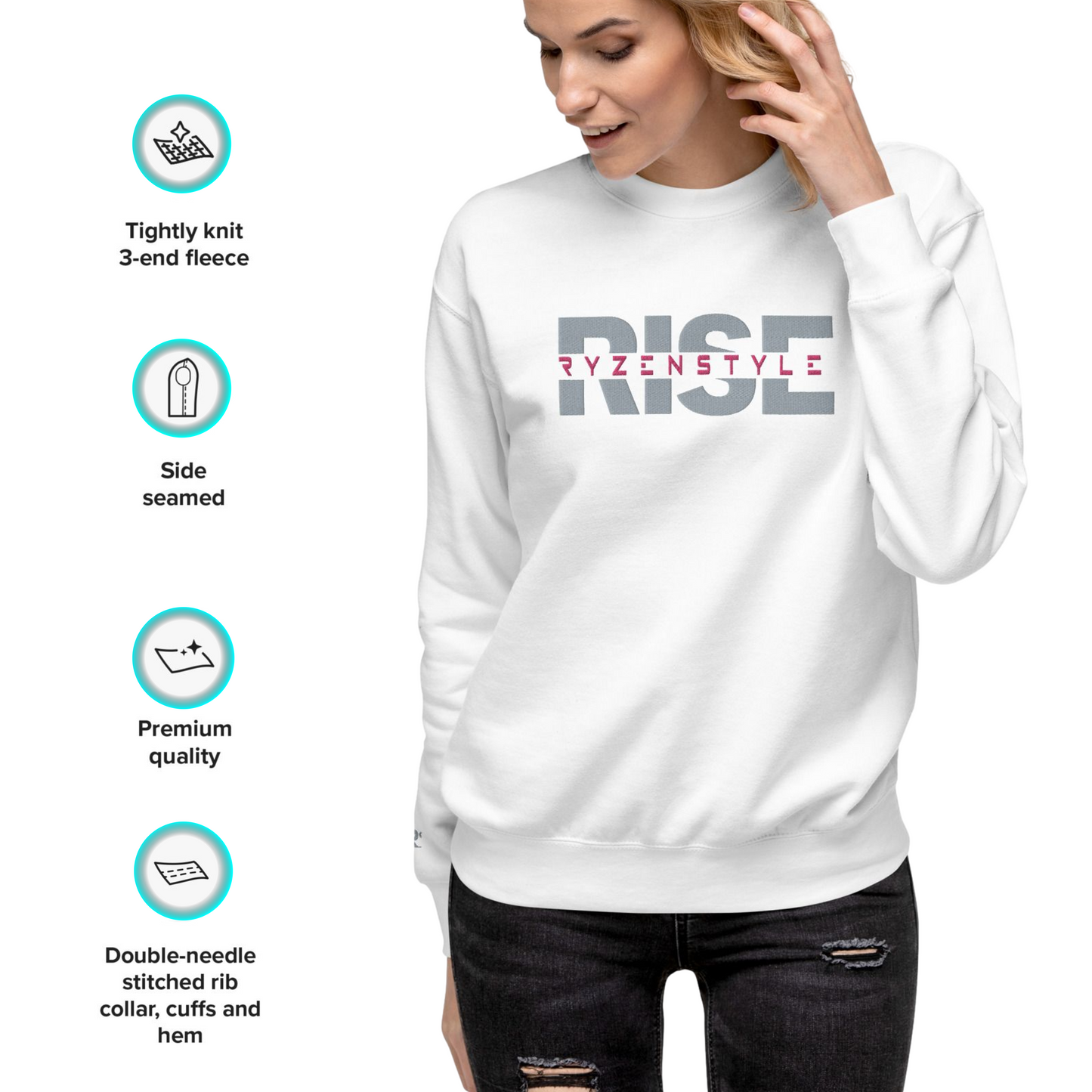 SWEATSHIRT PREMIUM ‘RISE’