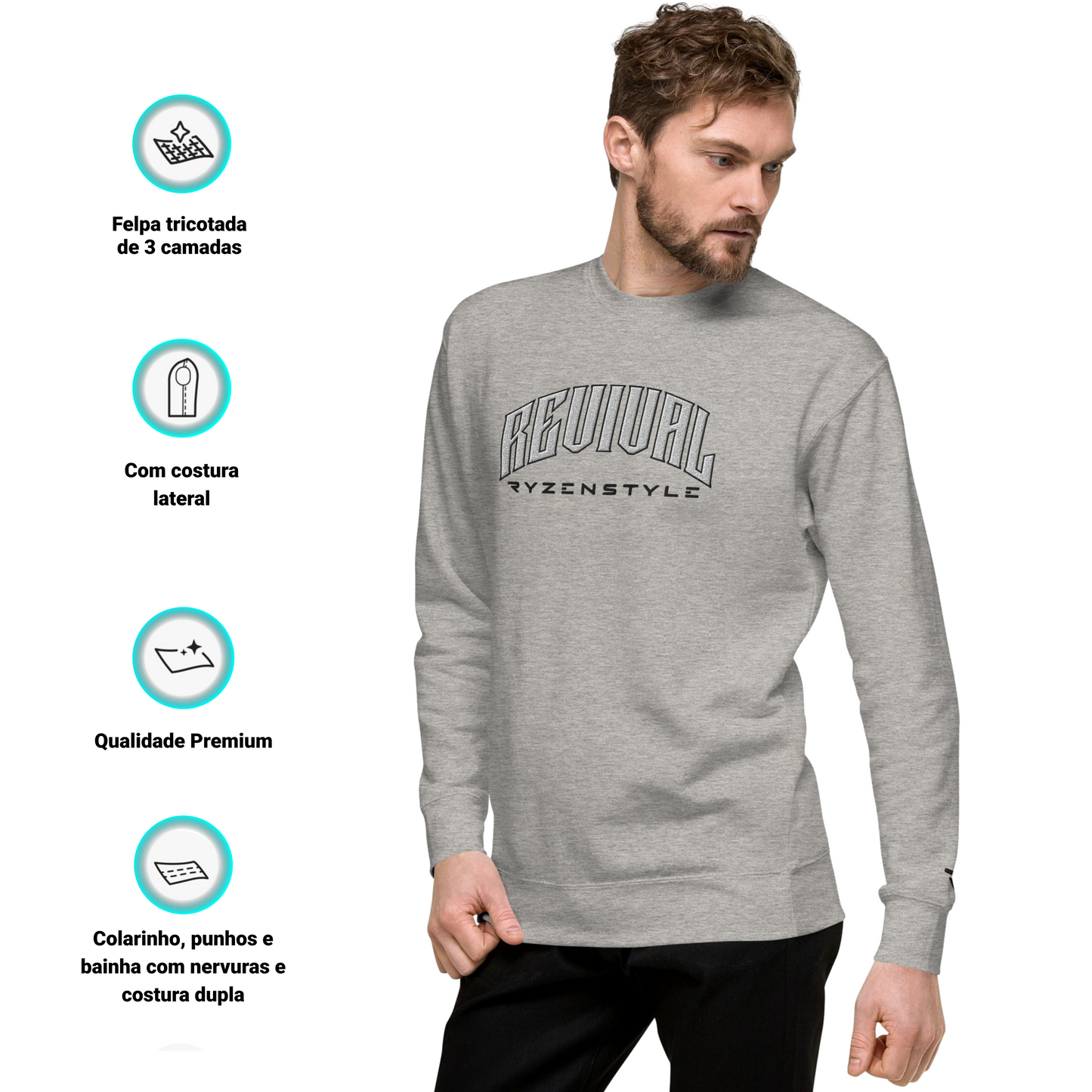 SWEATSHIRT PREMIUM ‘REVIVAL’