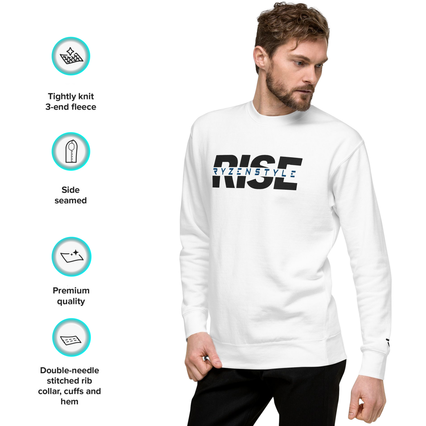 SWEATSHIRT PREMIUM ‘RISE’