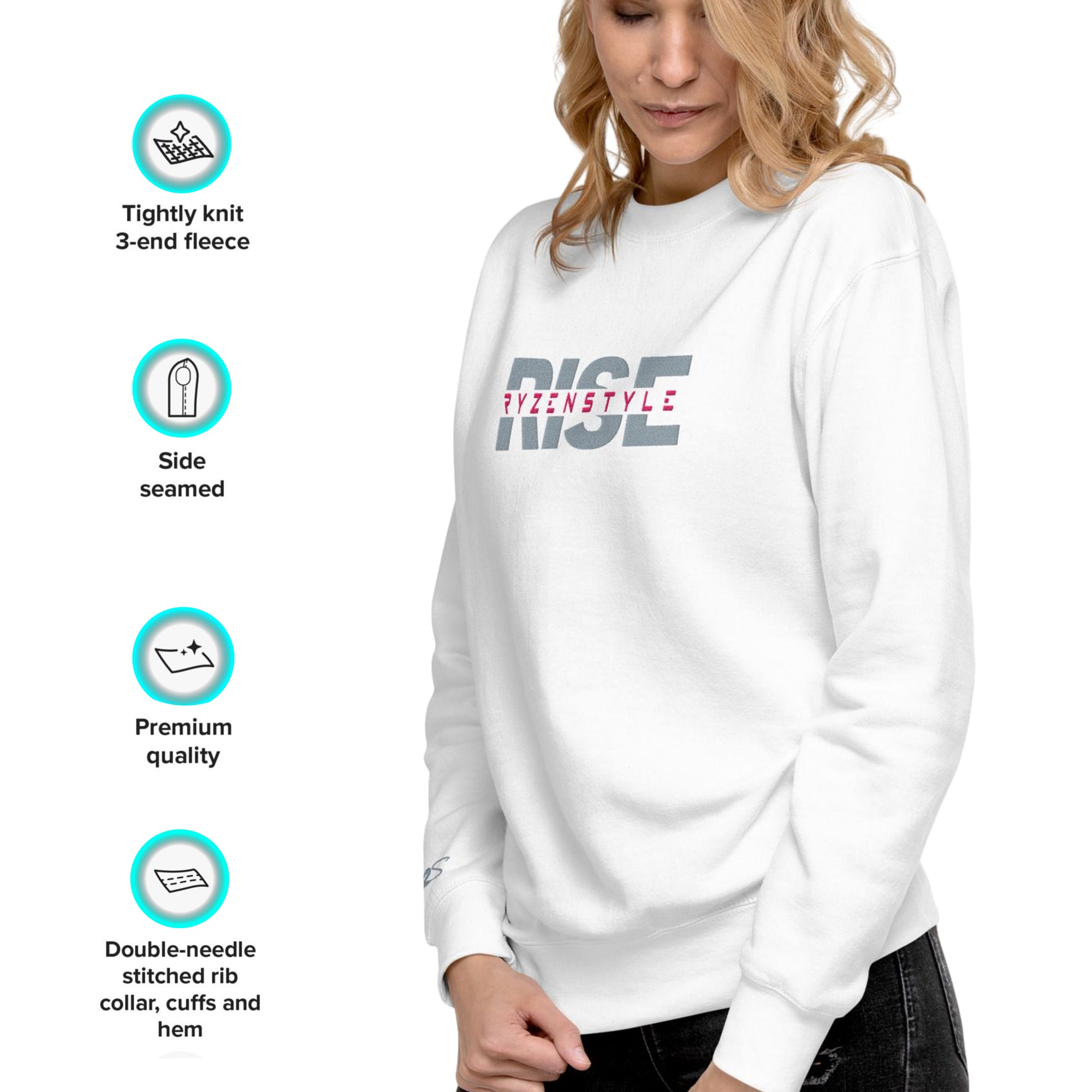 SWEATSHIRT PREMIUM 'RISE'