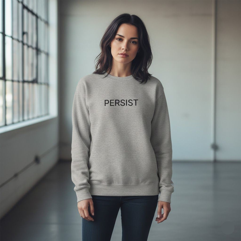 SWEATSHIRT PERSIST – STONE GRAY