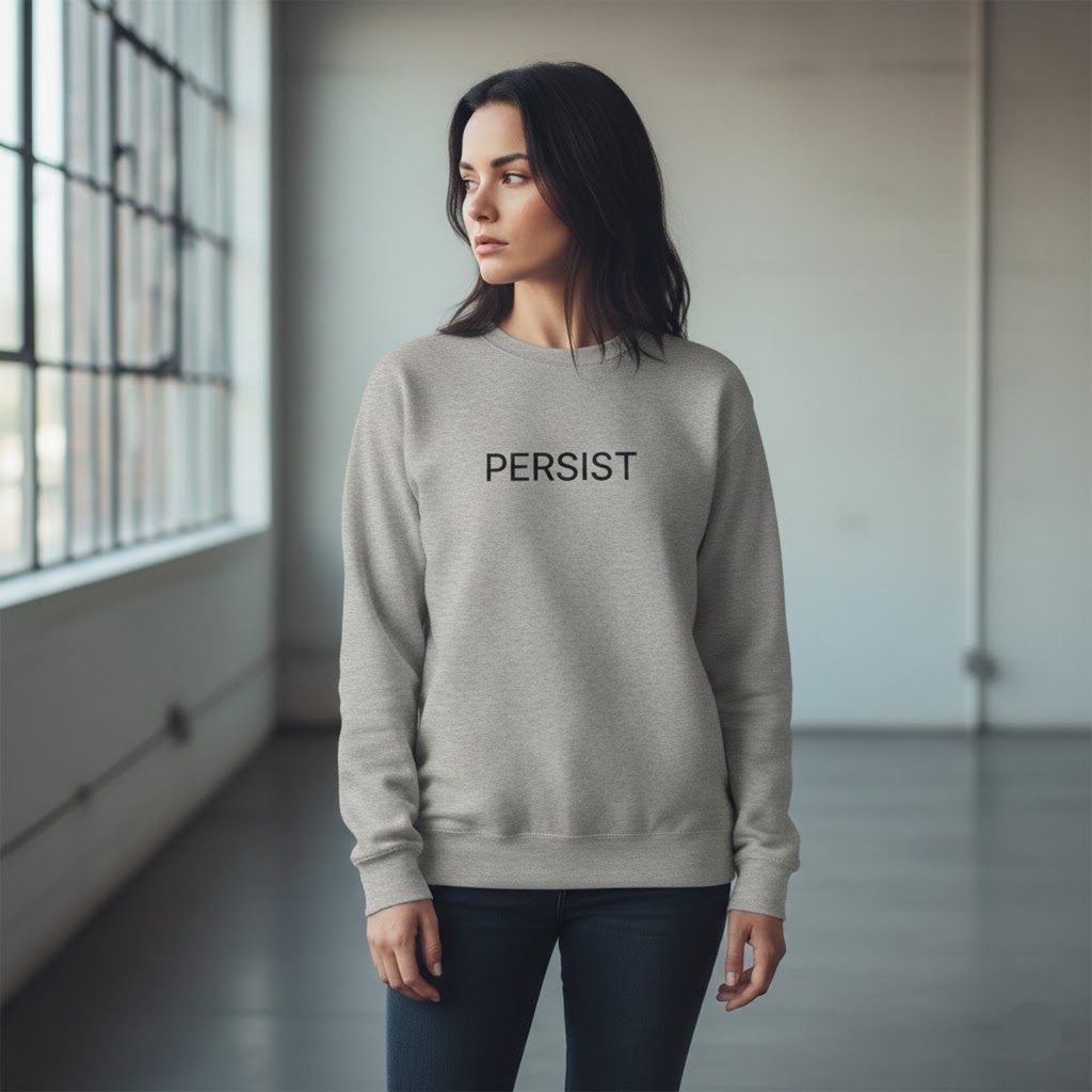 SWEATSHIRT PERSIST – STONE GRAY