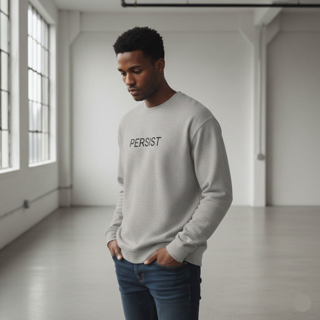SWEATSHIRT PERSIST – STONE GRAY