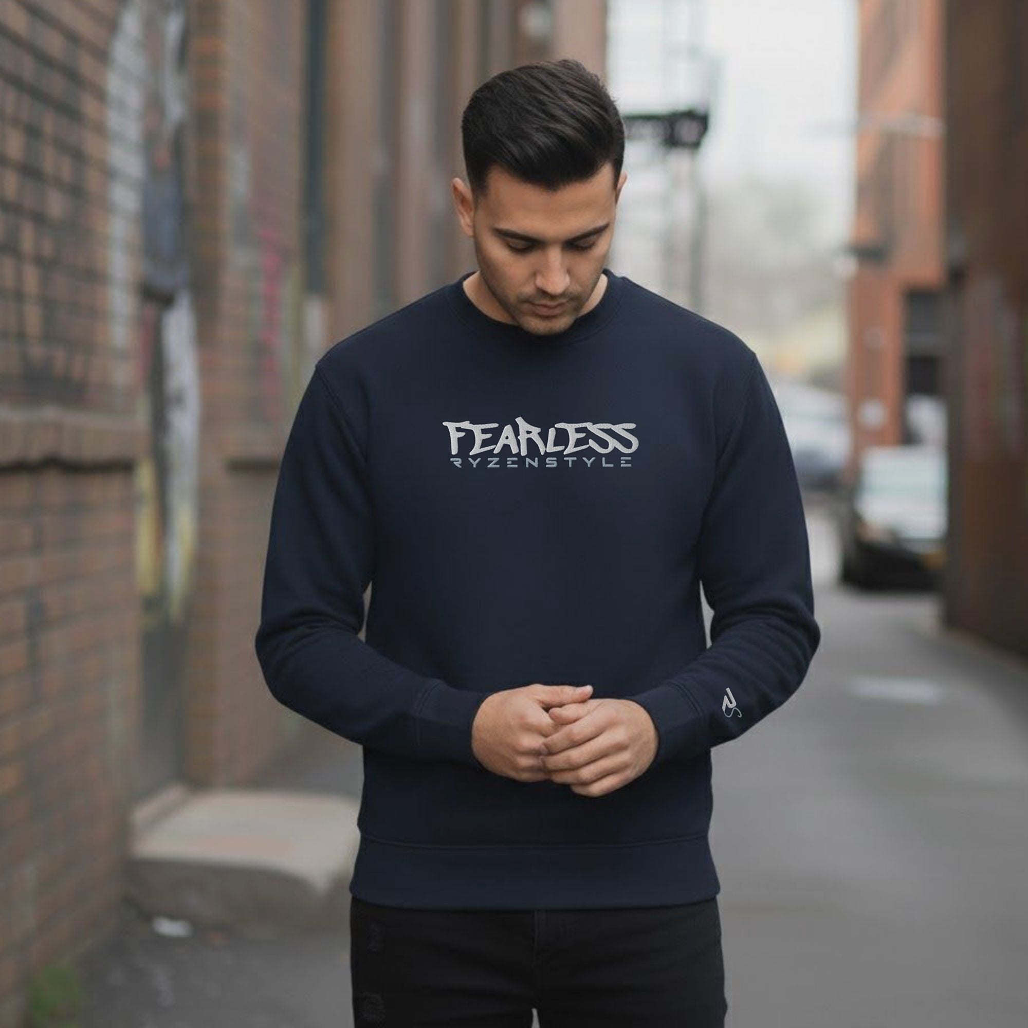 ECO PREMIUM SWEATSHIRT 'FEARLESS'