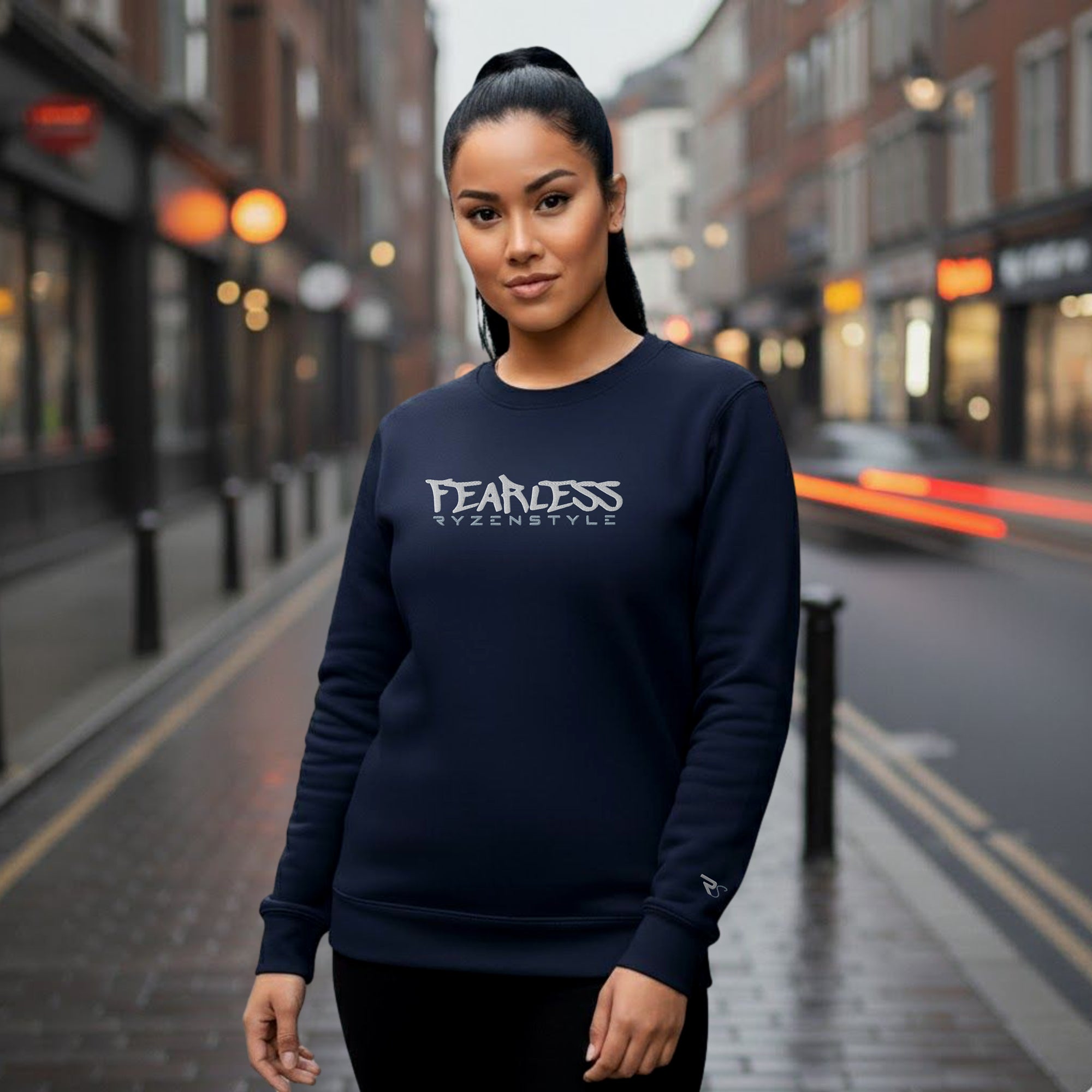 ECO PREMIUM SWEATSHIRT 'FEARLESS'