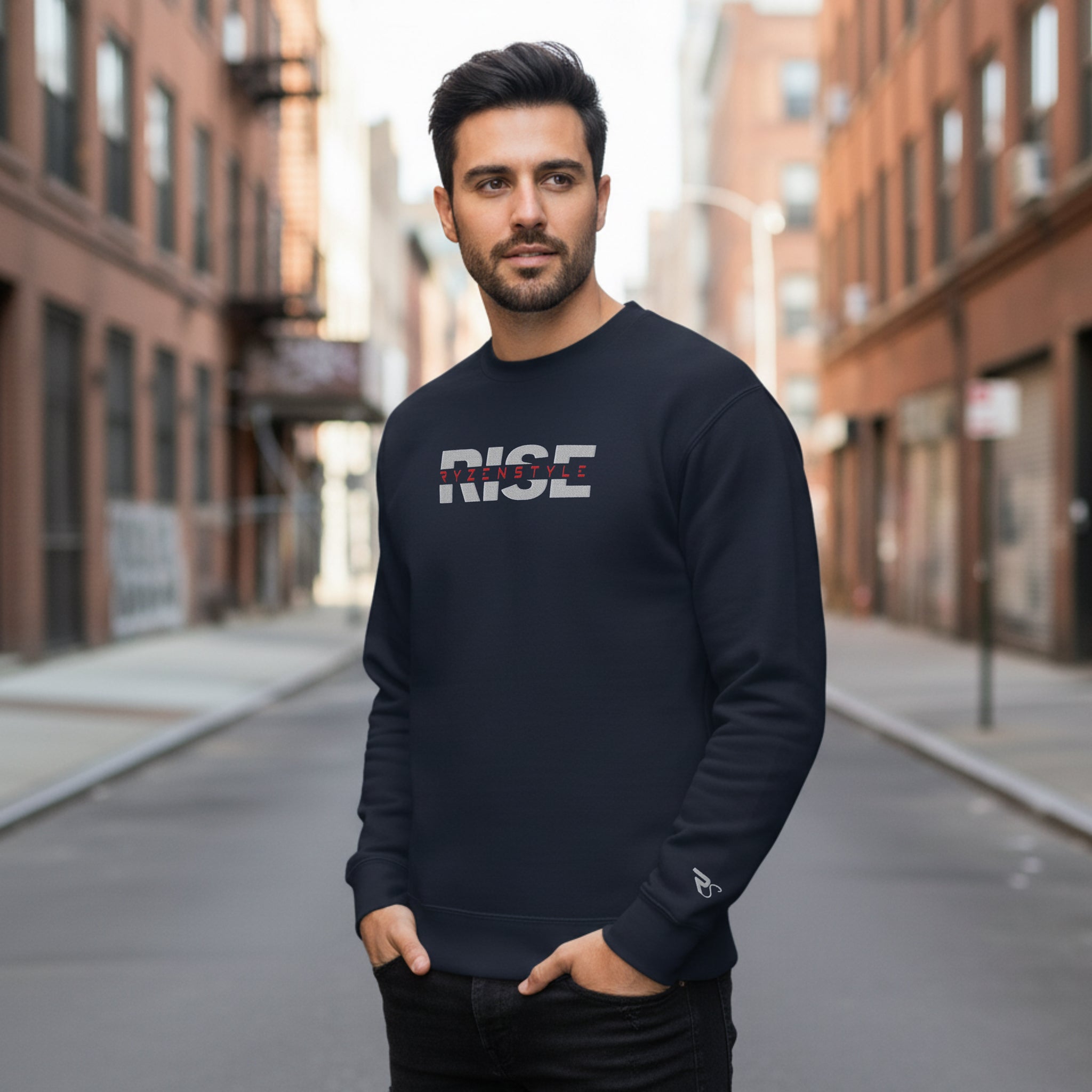 SWEATSHIRT PREMIUM 'RISE'