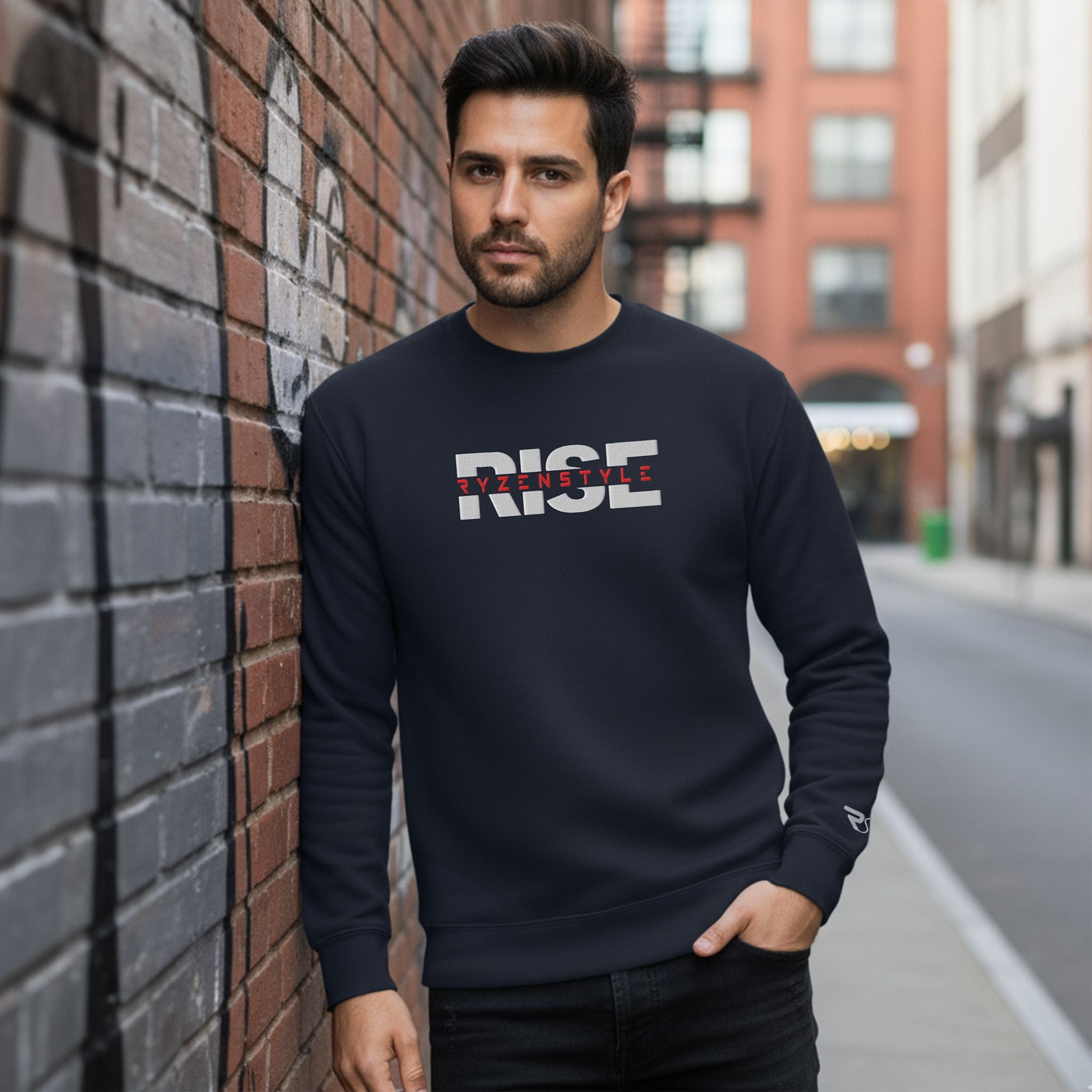 SWEATSHIRT PREMIUM 'RISE'