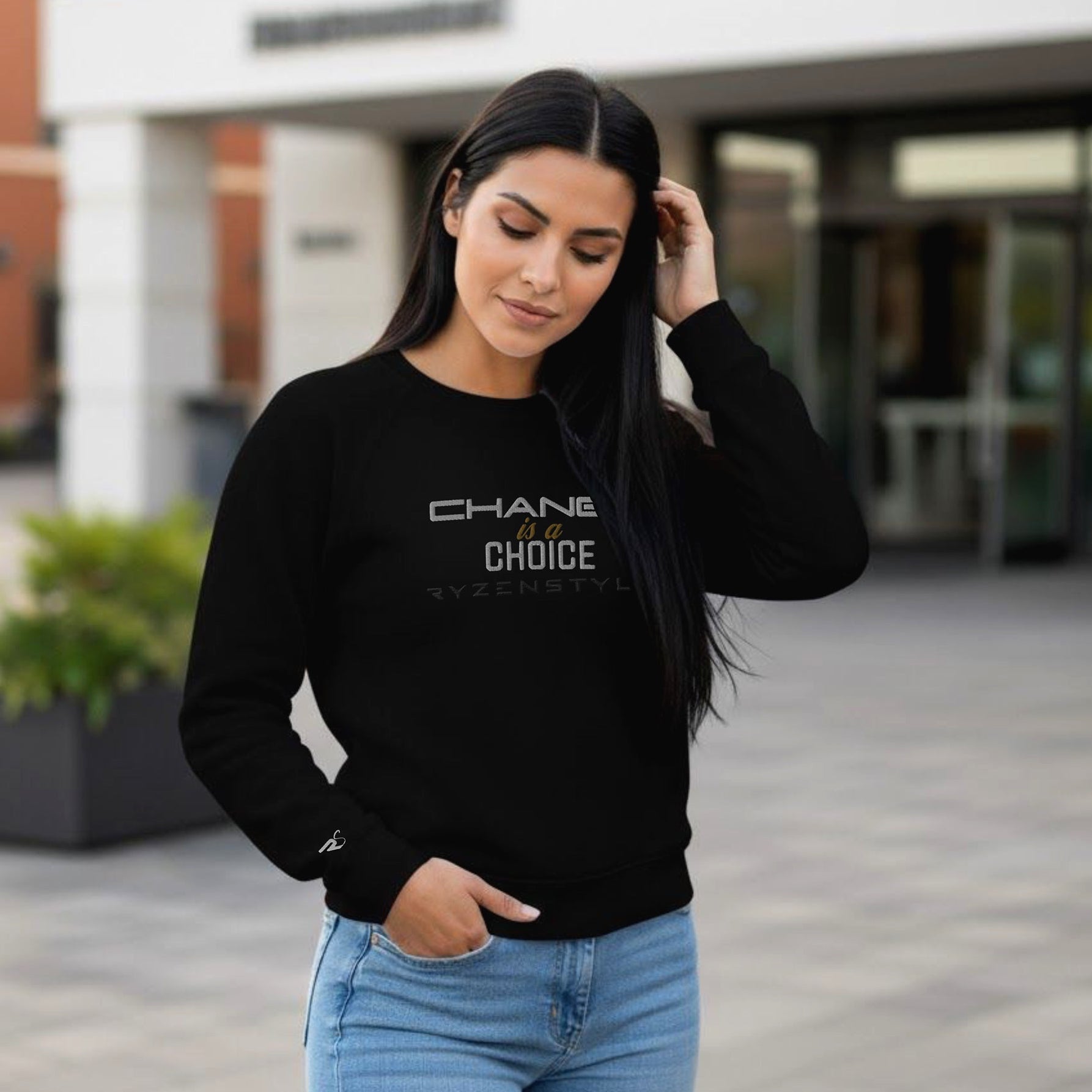 SWEATSHIRT 'CHANGE IS A CHOICE’