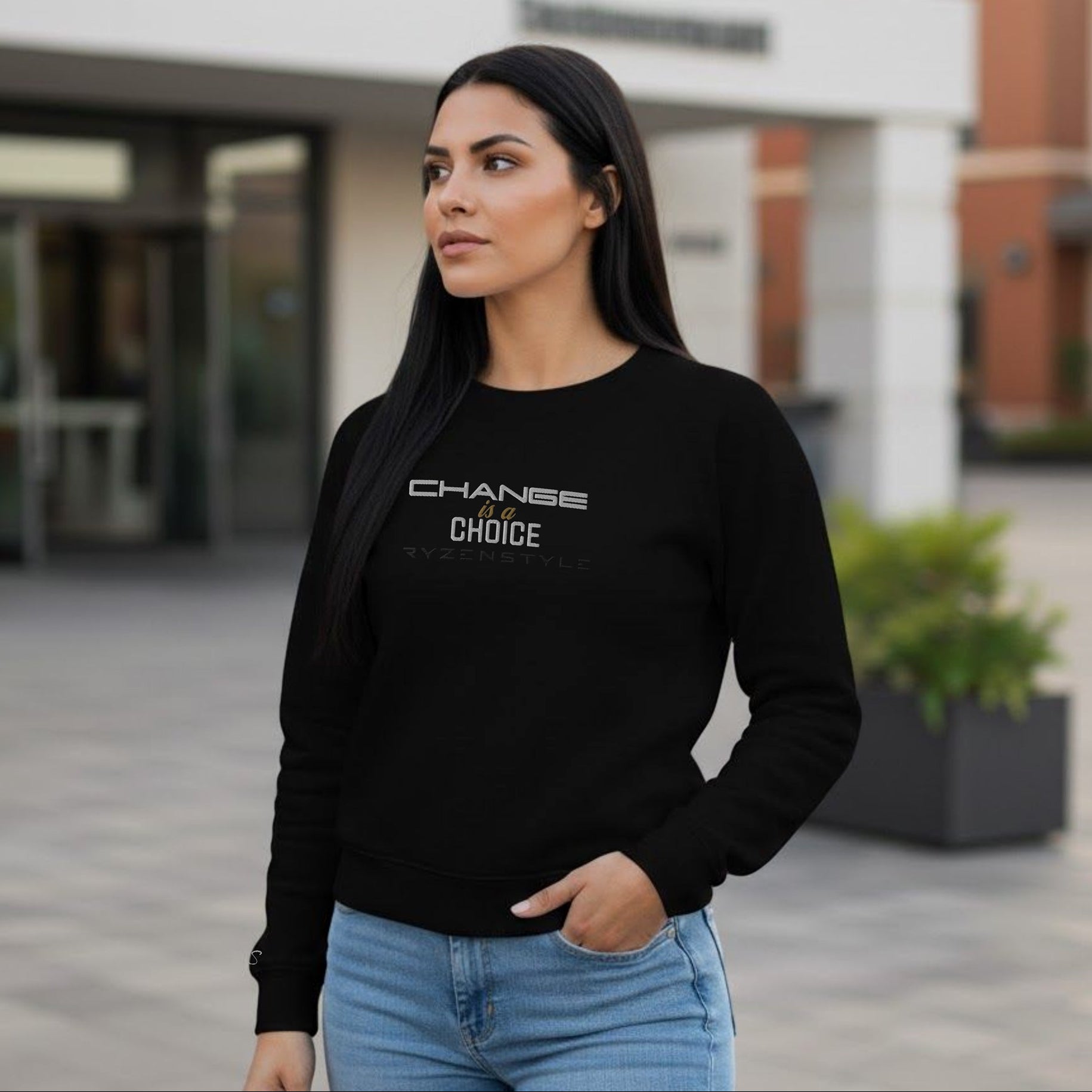 SWEATSHIRT 'CHANGE IS A CHOICE’