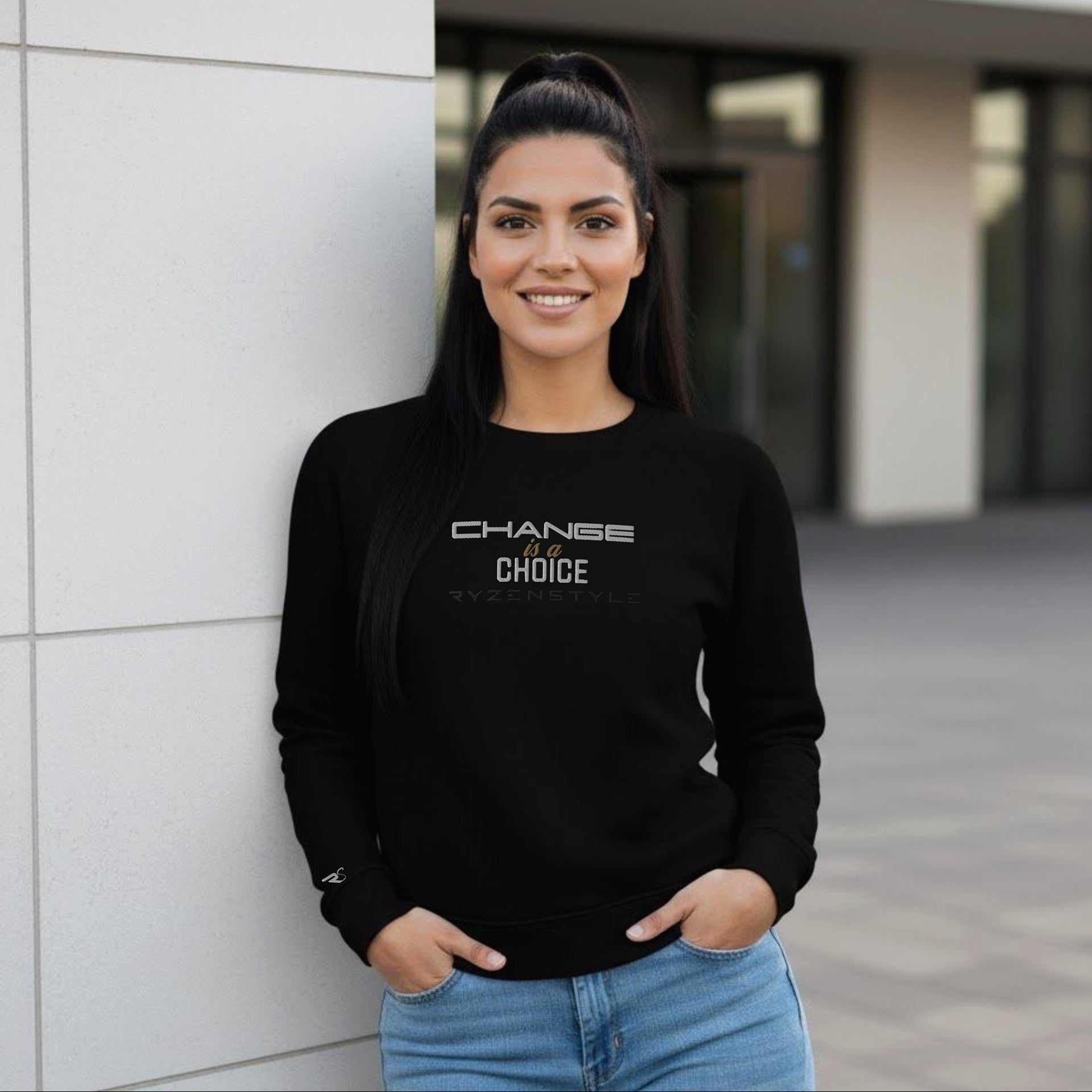 SWEATSHIRT 'CHANGE IS A CHOICE’