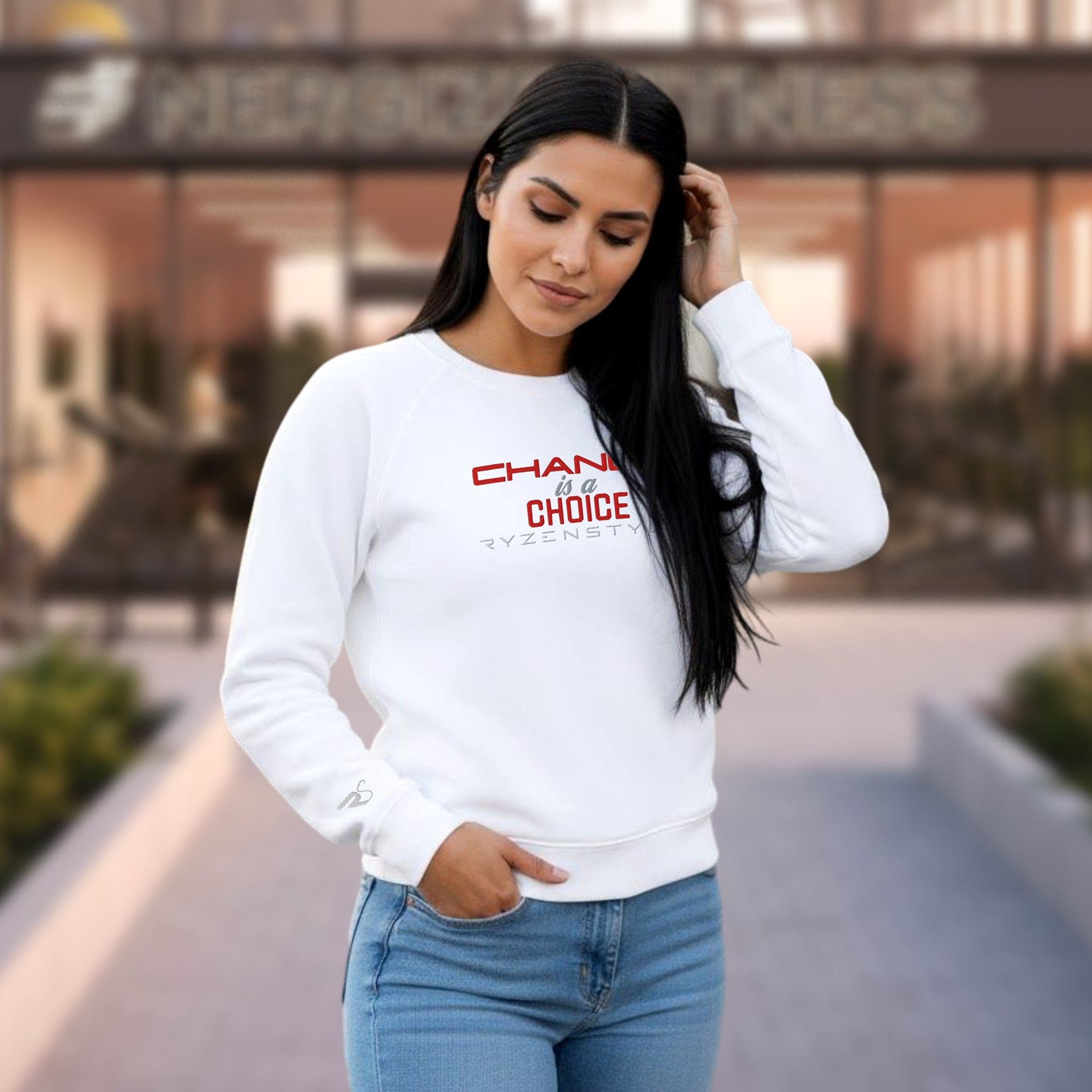 SWEATSHIRT 'CHANGE IS A CHOICE’
