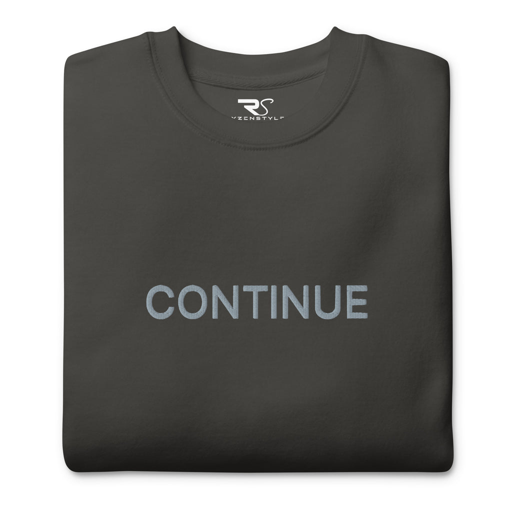 SWEATSHIRT CONTINUE – PRETO VINTAGE
