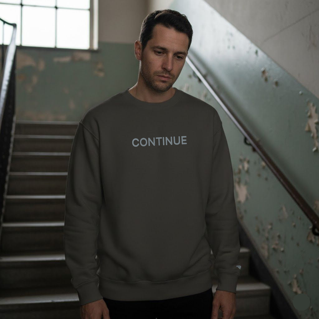 SWEATSHIRT CONTINUE – PRETO VINTAGE