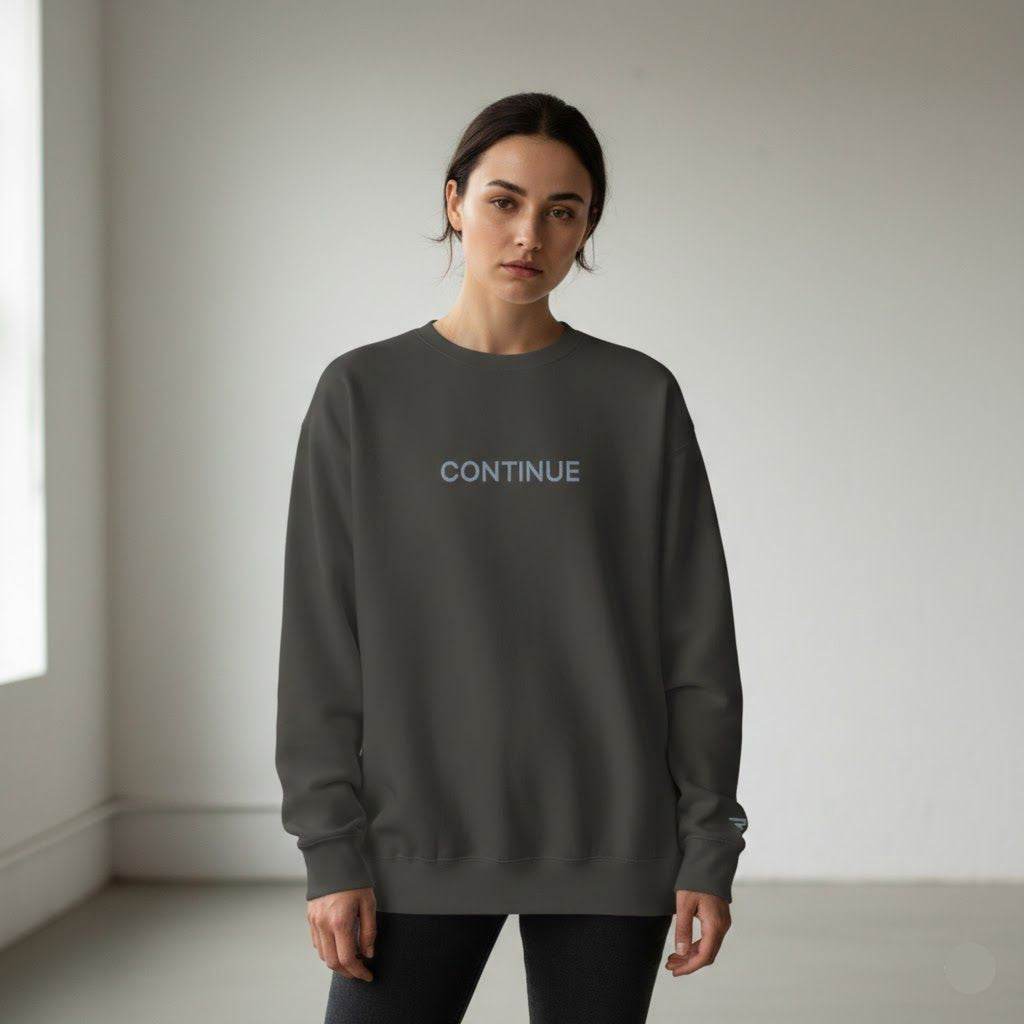SWEATSHIRT CONTINUE – PRETO VINTAGE
