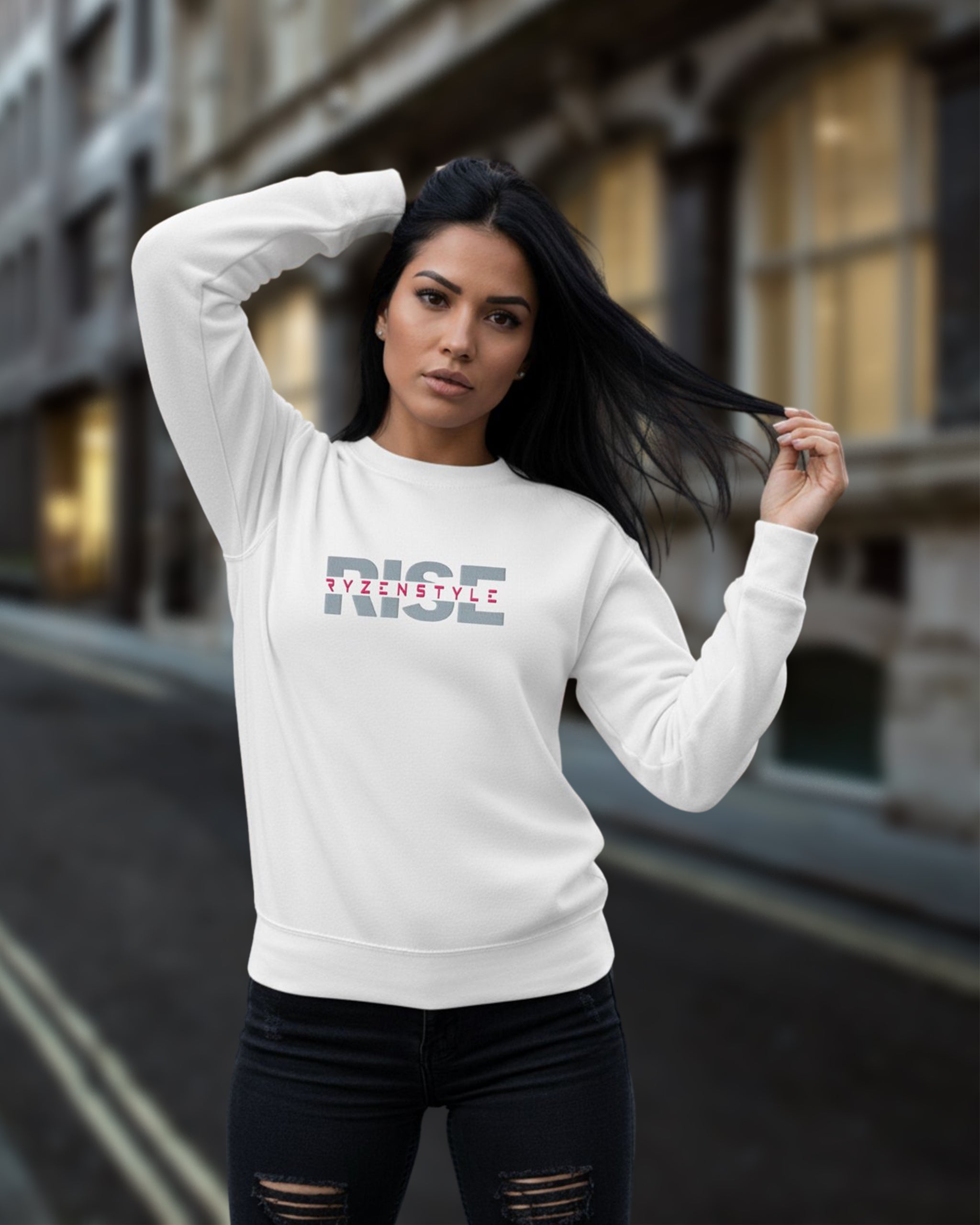SWEATSHIRT PREMIUM 'RISE'