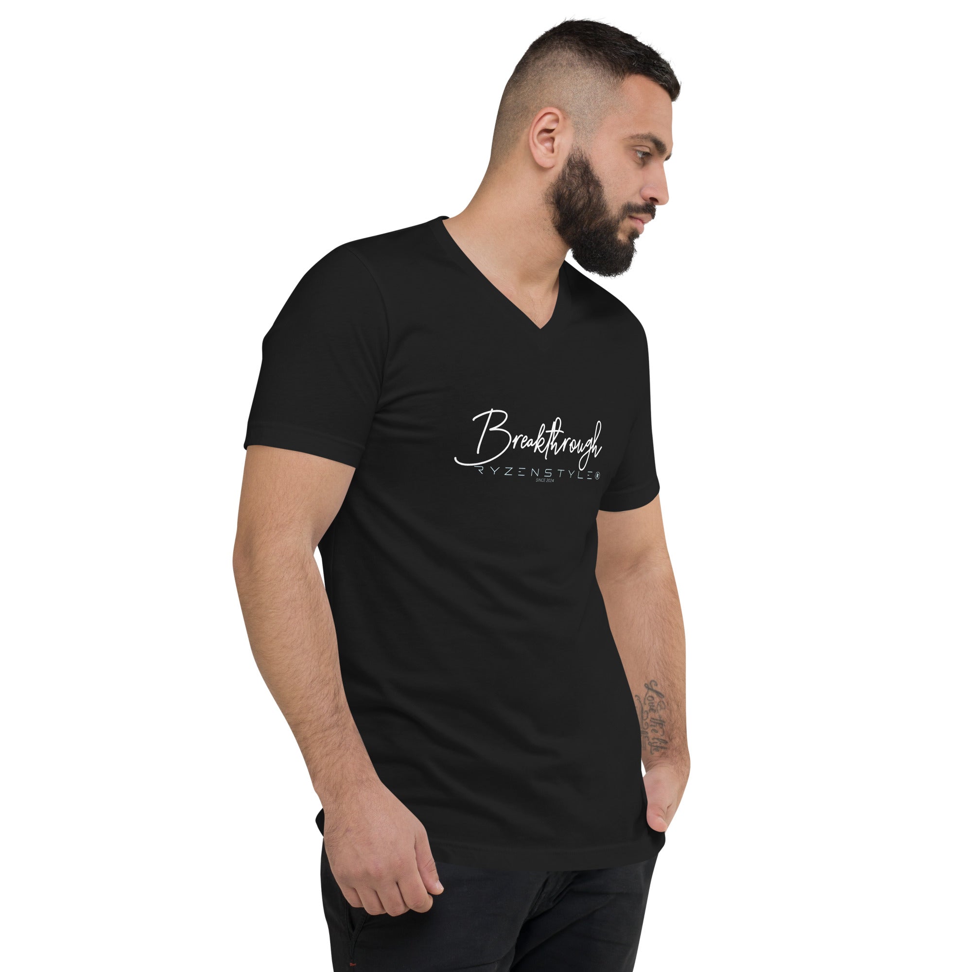 T-SHIRT GOLA V 'BREAKTHROUGH'