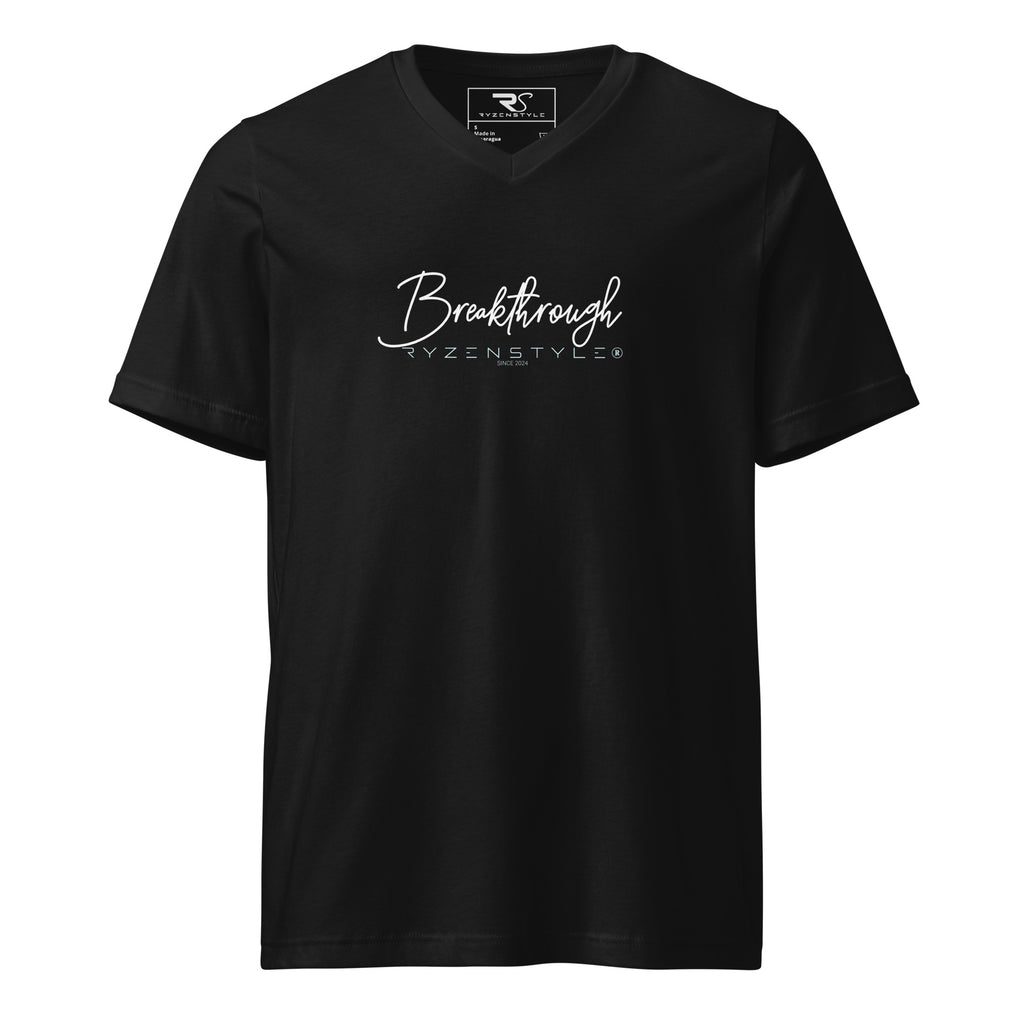 'BREAKTHROUGH' V-NECK T-SHIRT