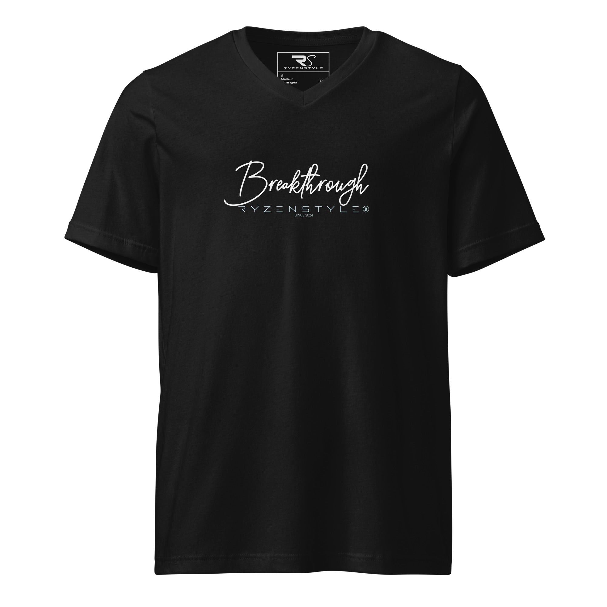 T-SHIRT GOLA V 'BREAKTHROUGH'