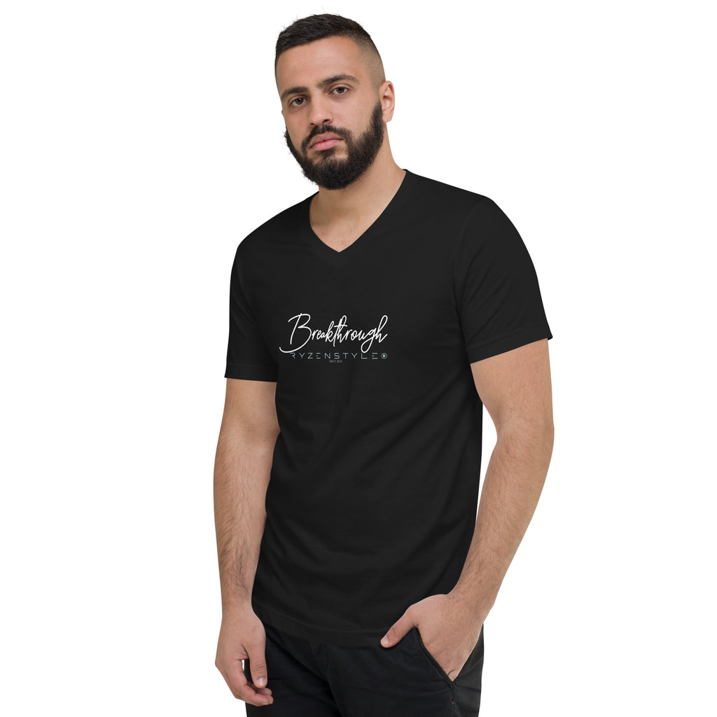 'BREAKTHROUGH' V-NECK T-SHIRT