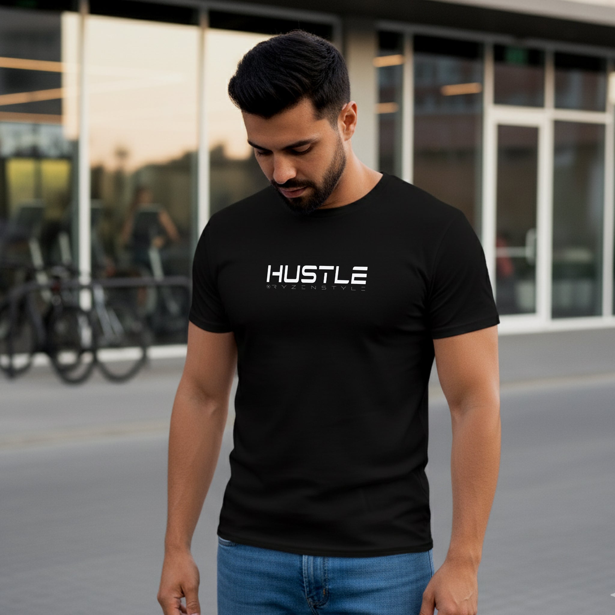 T-SHIRT PREMIUM ‘HUSTLE’