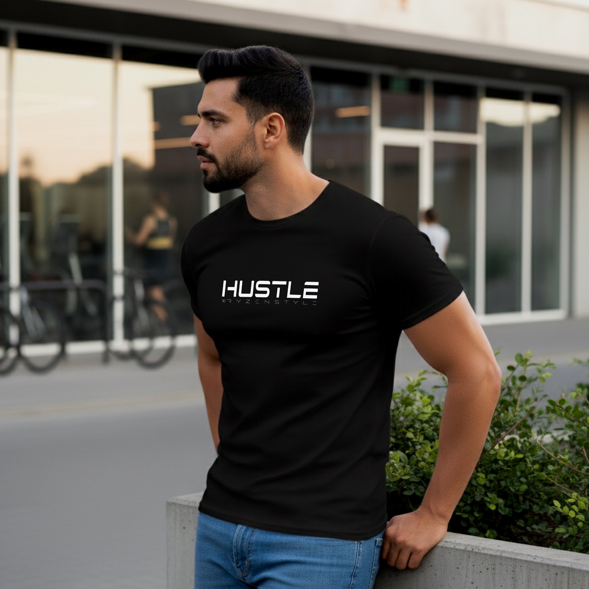 T-SHIRT PREMIUM ‘HUSTLE’