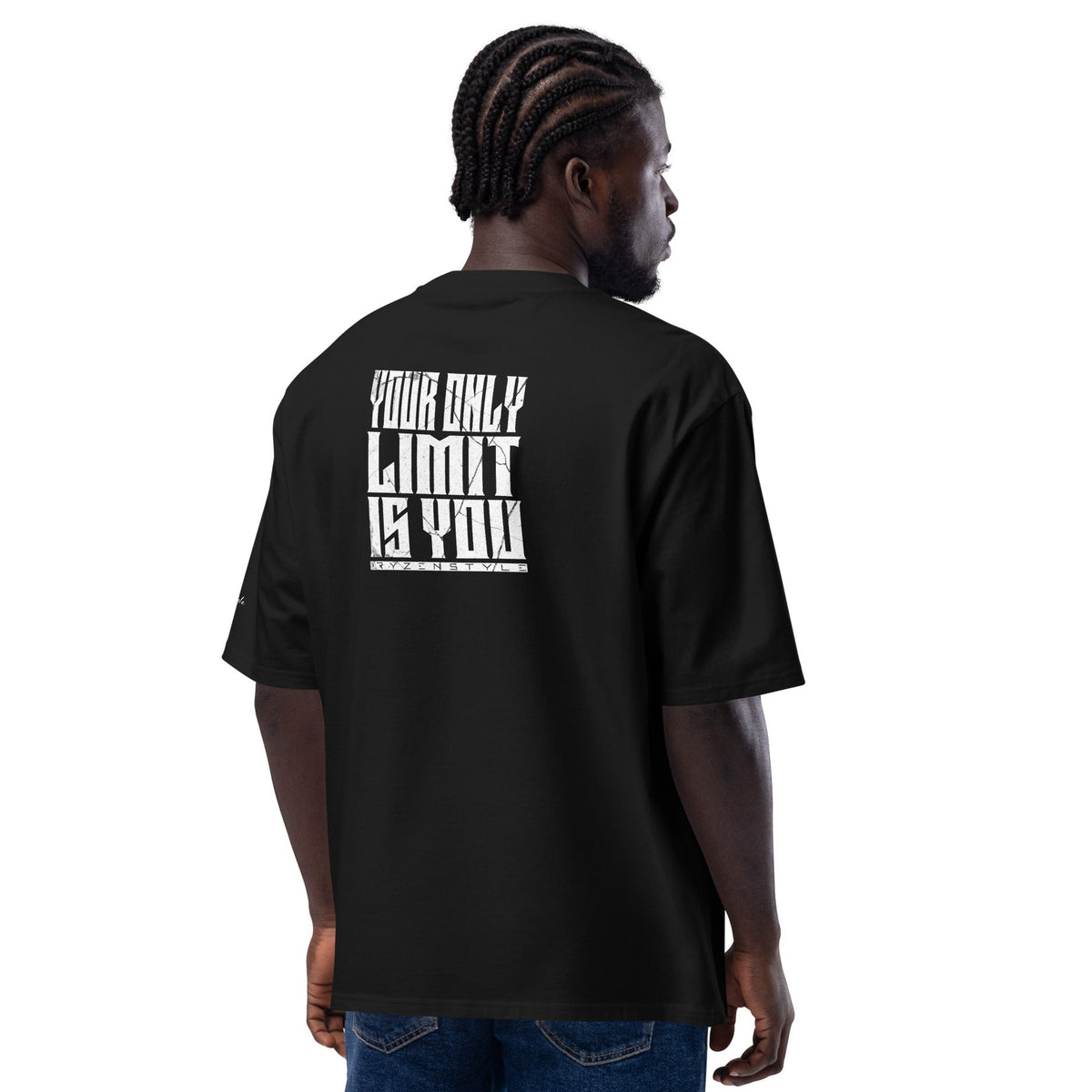 T-SHIRT OVERSIZE 'YOUR ONLY LIMIT IS YOU'