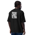 T-SHIRT OVERSIZE 'YOUR ONLY LIMIT IS YOU'