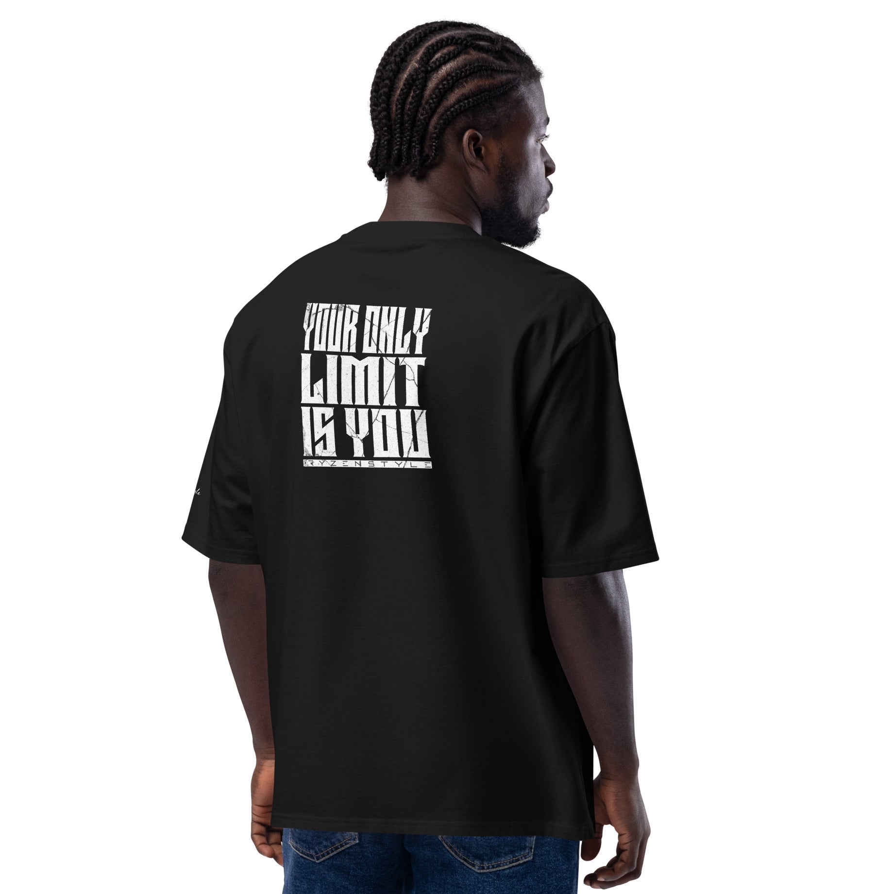 T-SHIRT OVERSIZE 'YOUR ONLY LIMIT IS YOU'