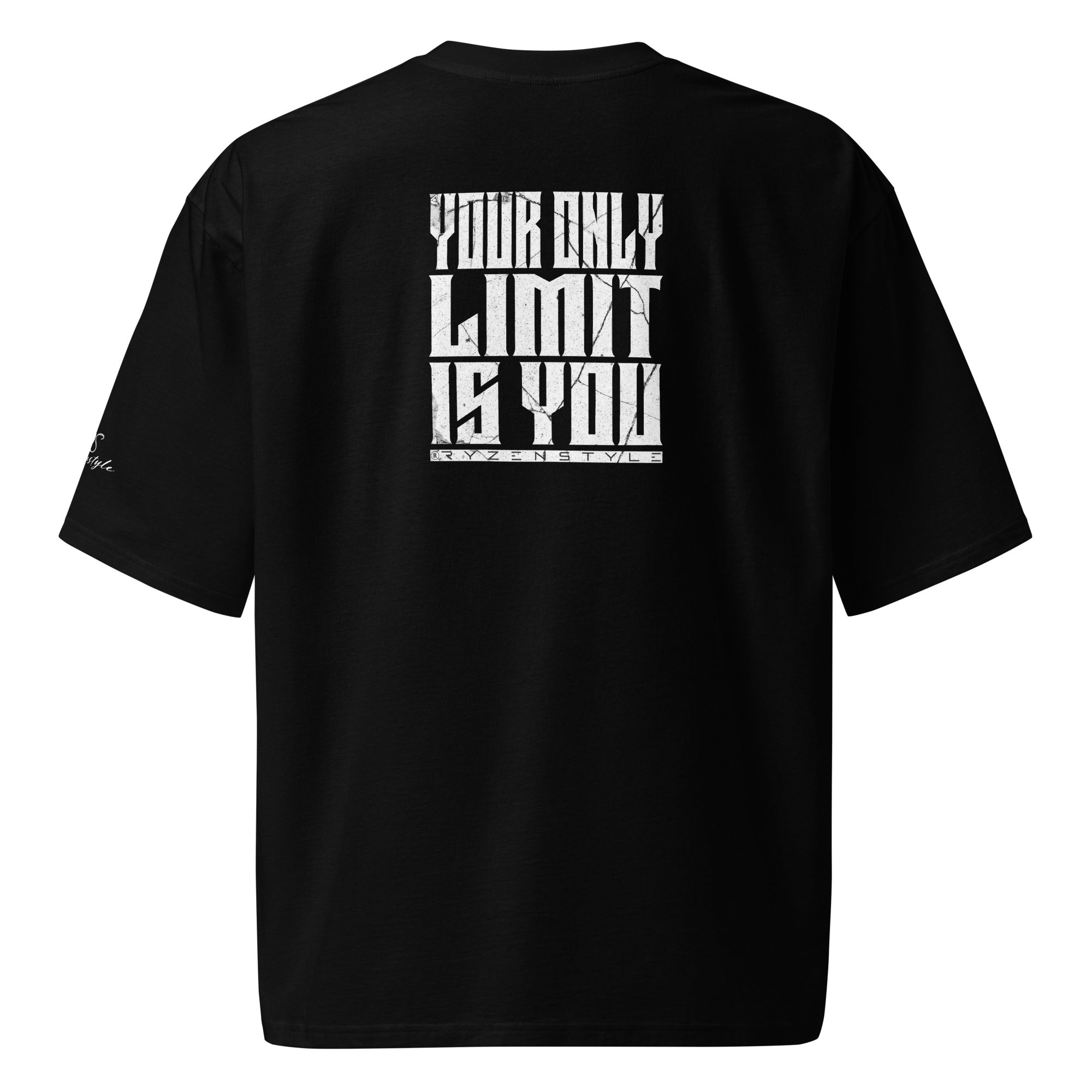T-SHIRT OVERSIZE 'YOUR ONLY LIMIT IS YOU'